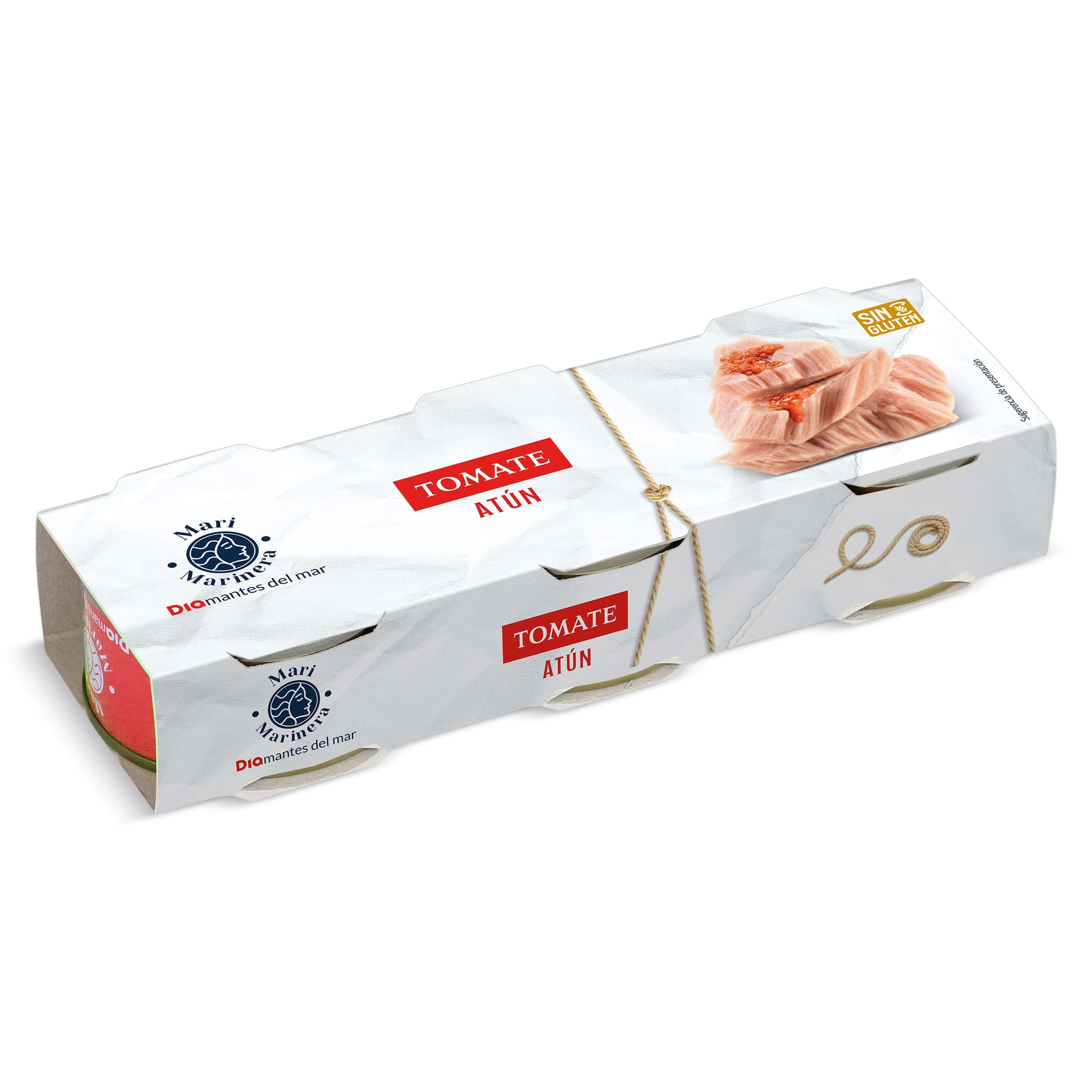 Atún en salsa de tomate Dia Dia Mari Marinera 3 x 52 g