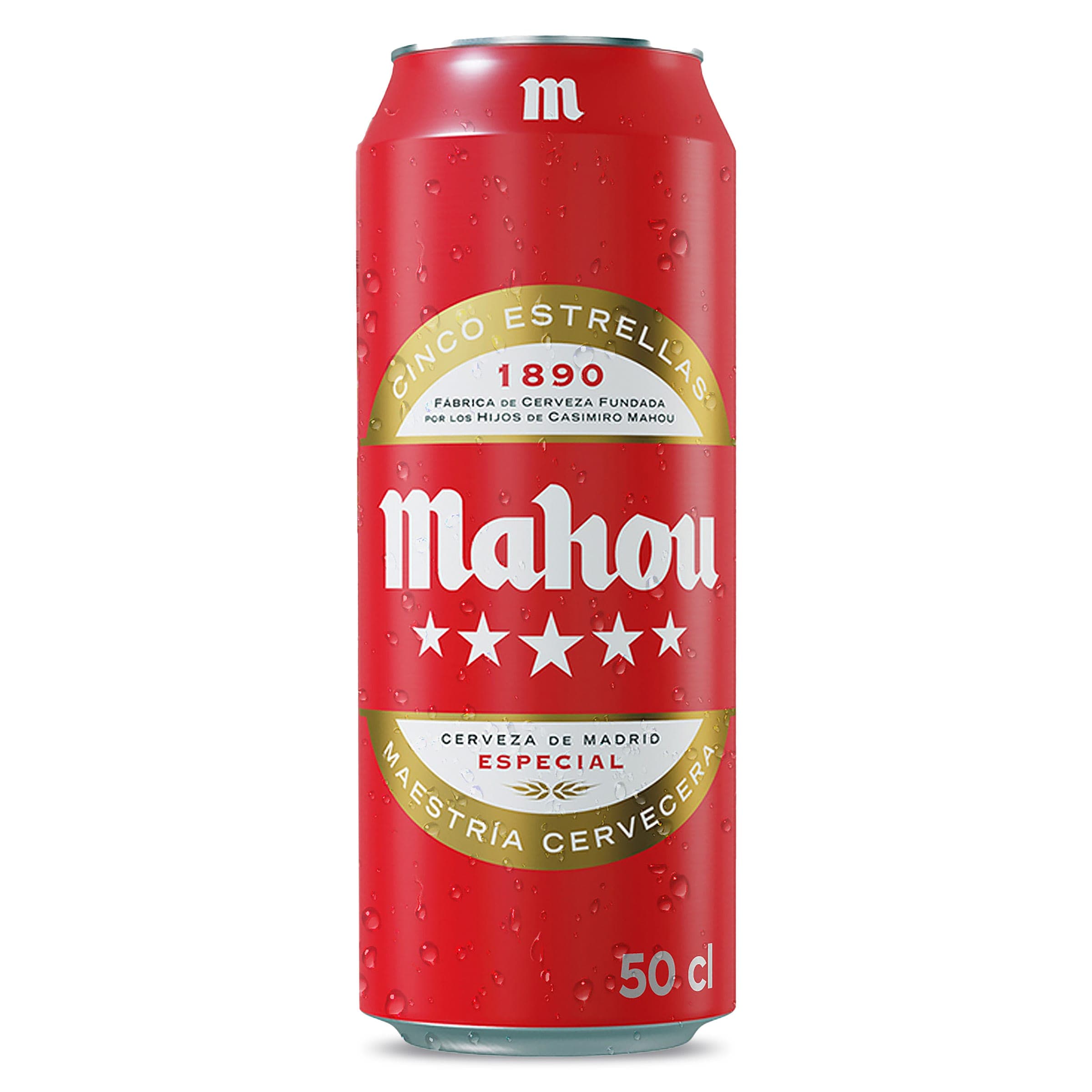 Cerveza Mahou 5 Estrellas 50 cl