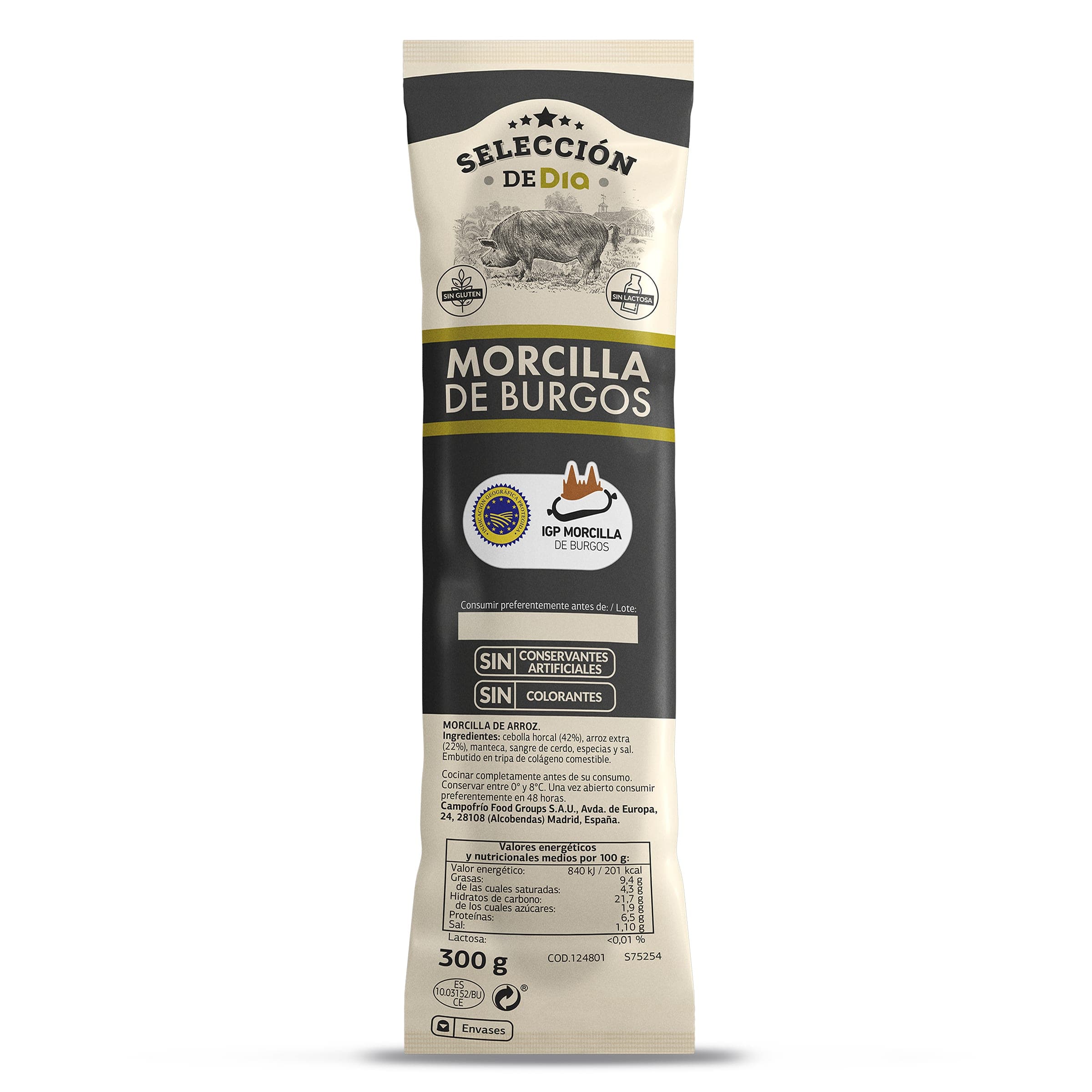 Morcilla de burgos Selección de Dia 300 g