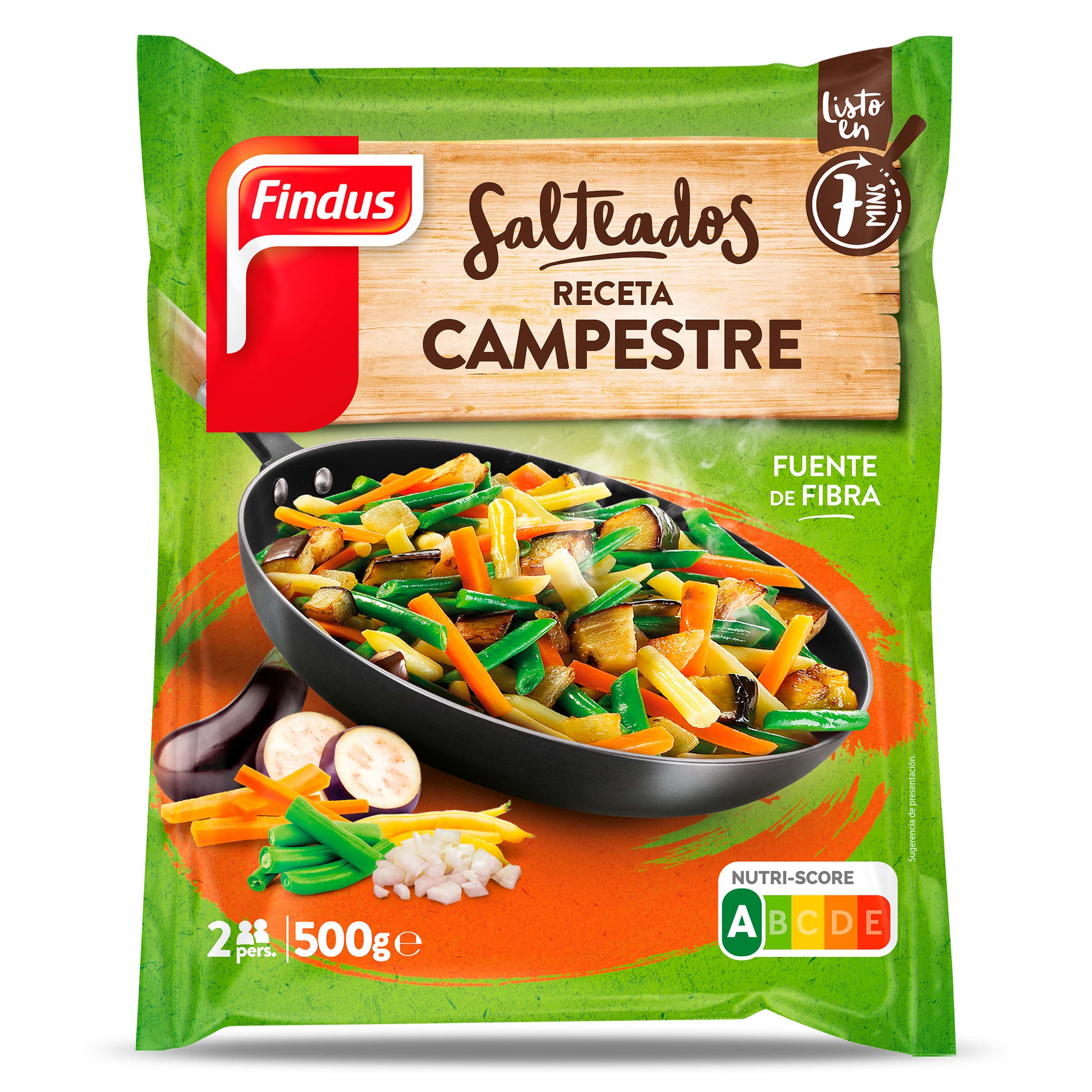 Salteado receta campestre Findus 500 g