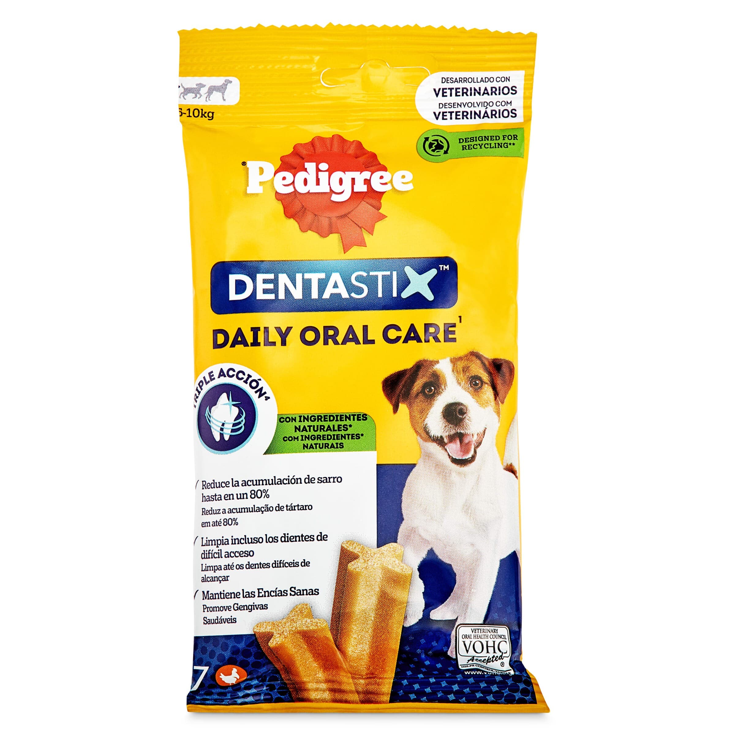 Snack para perros mini Pedigree Dentastix bolsa 110 g