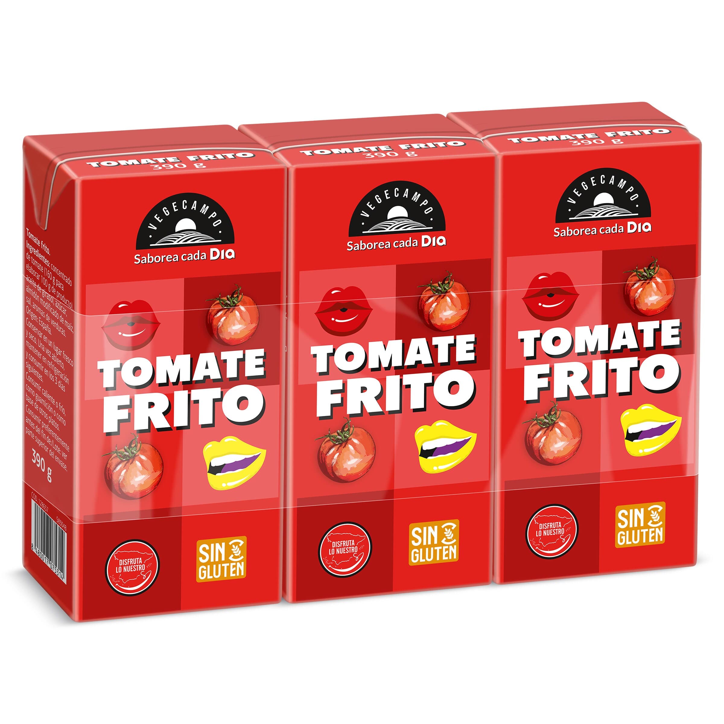 Tomate frito Dia Vegecampo 3 x 390 g