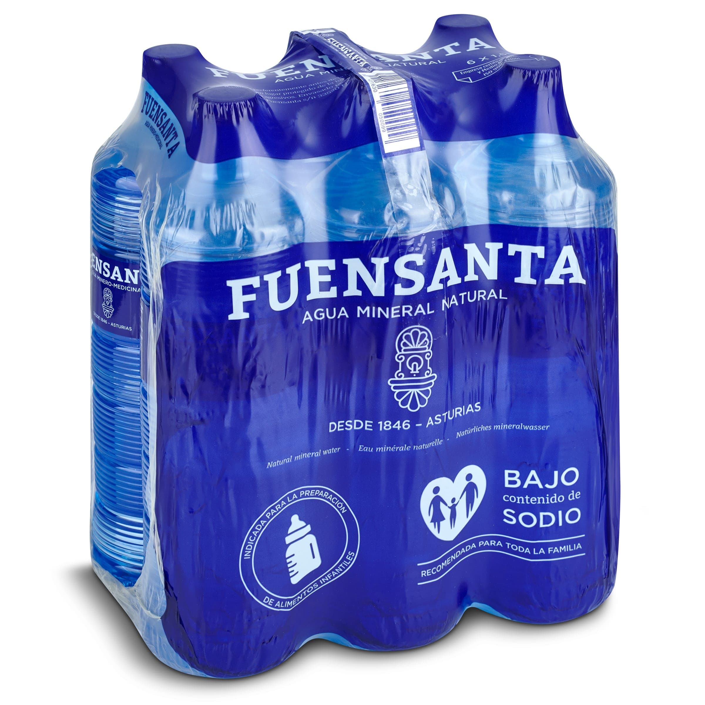 Agua mineral Fuensanta pack 6 x 1.5 L