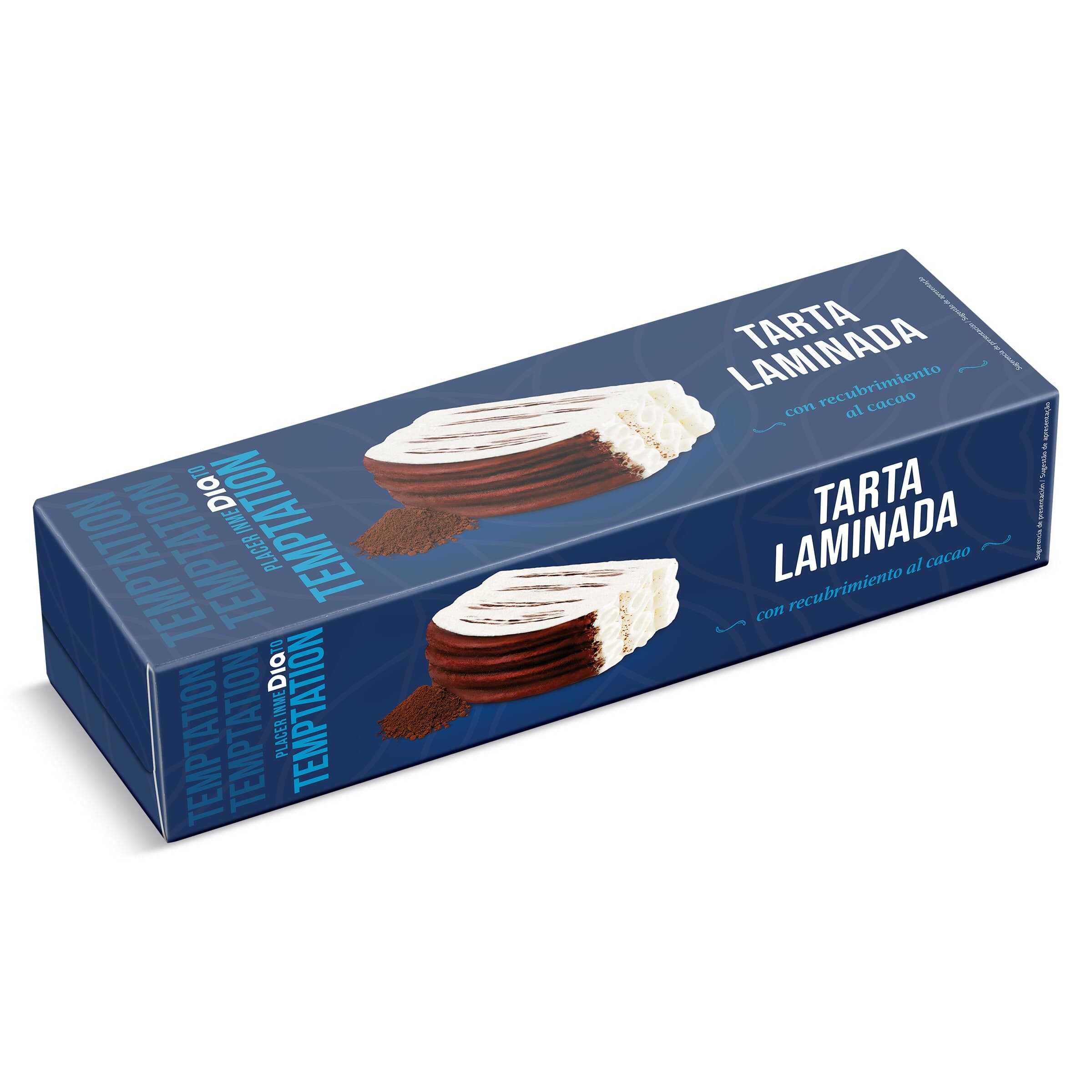 Tarta laminada nata y chocolate Dia Temptation 525 g