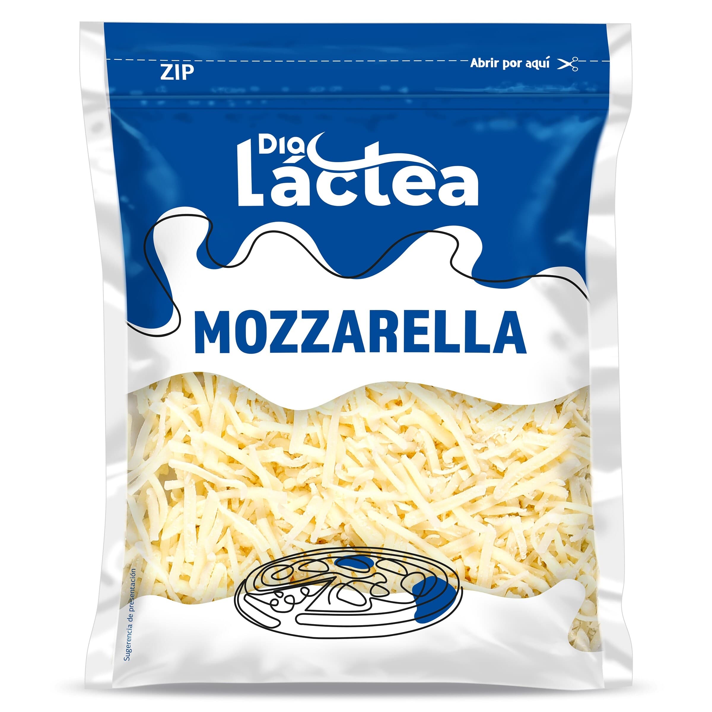 Queso mozzarella rallado Dia Láctea 200 g