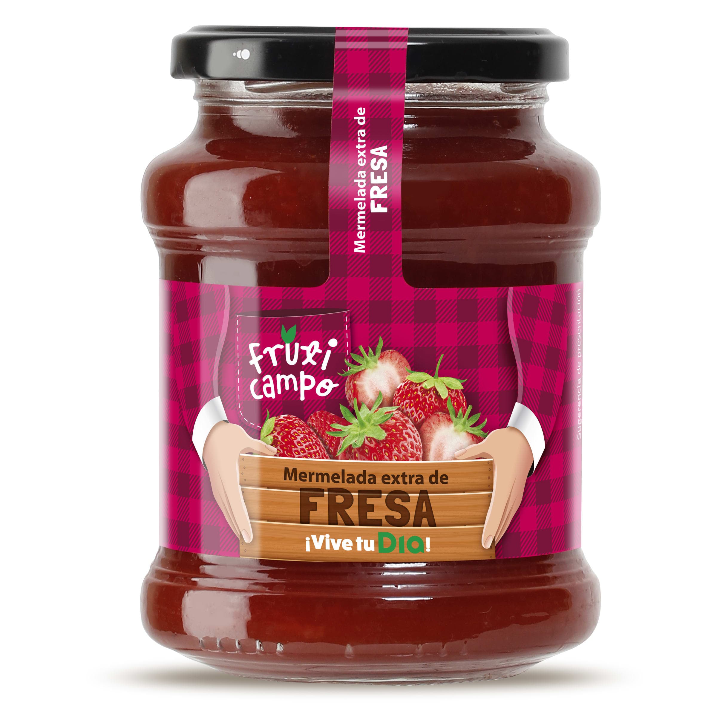 Mermelada de fresa extra Dia Fruticampo frasco 390 g