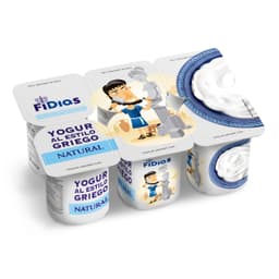 Yogur griego natural Dia Fidias pack 6 x 125 g