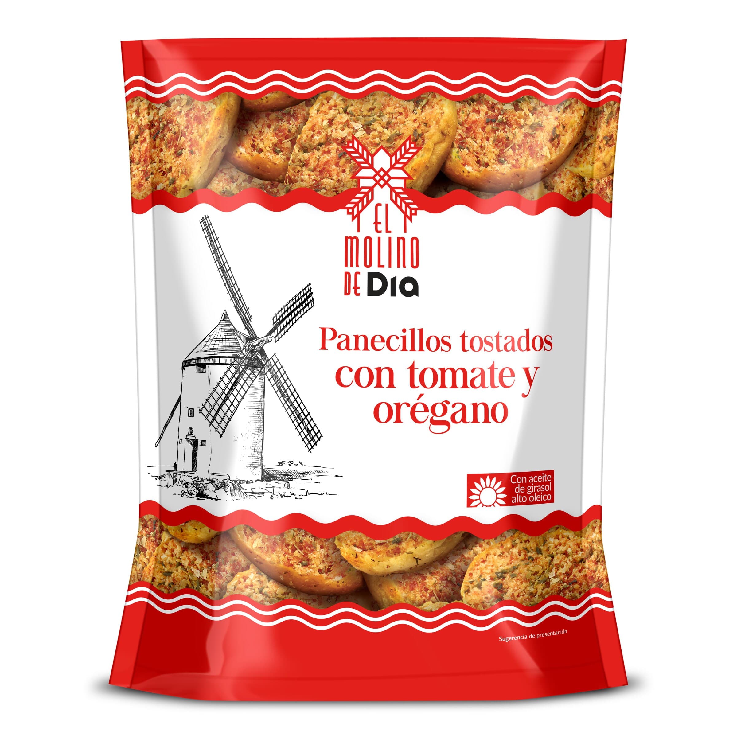 Panecillos tostados con tomate y orégano El molino de Dia 160 g