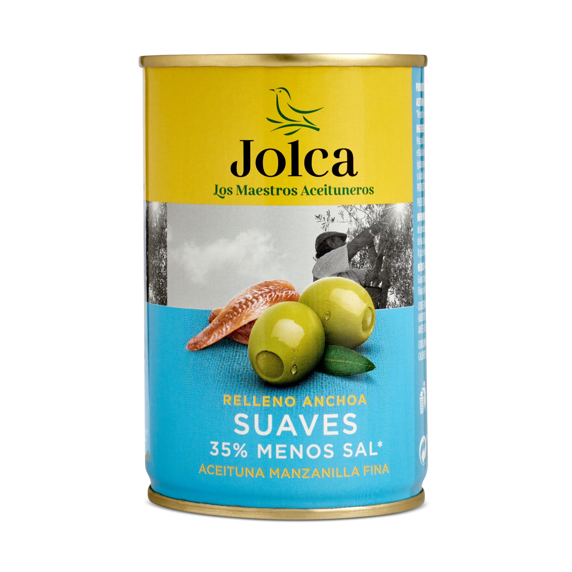 Aceitunas rellenas de anchoa suave Jolca 130 g
