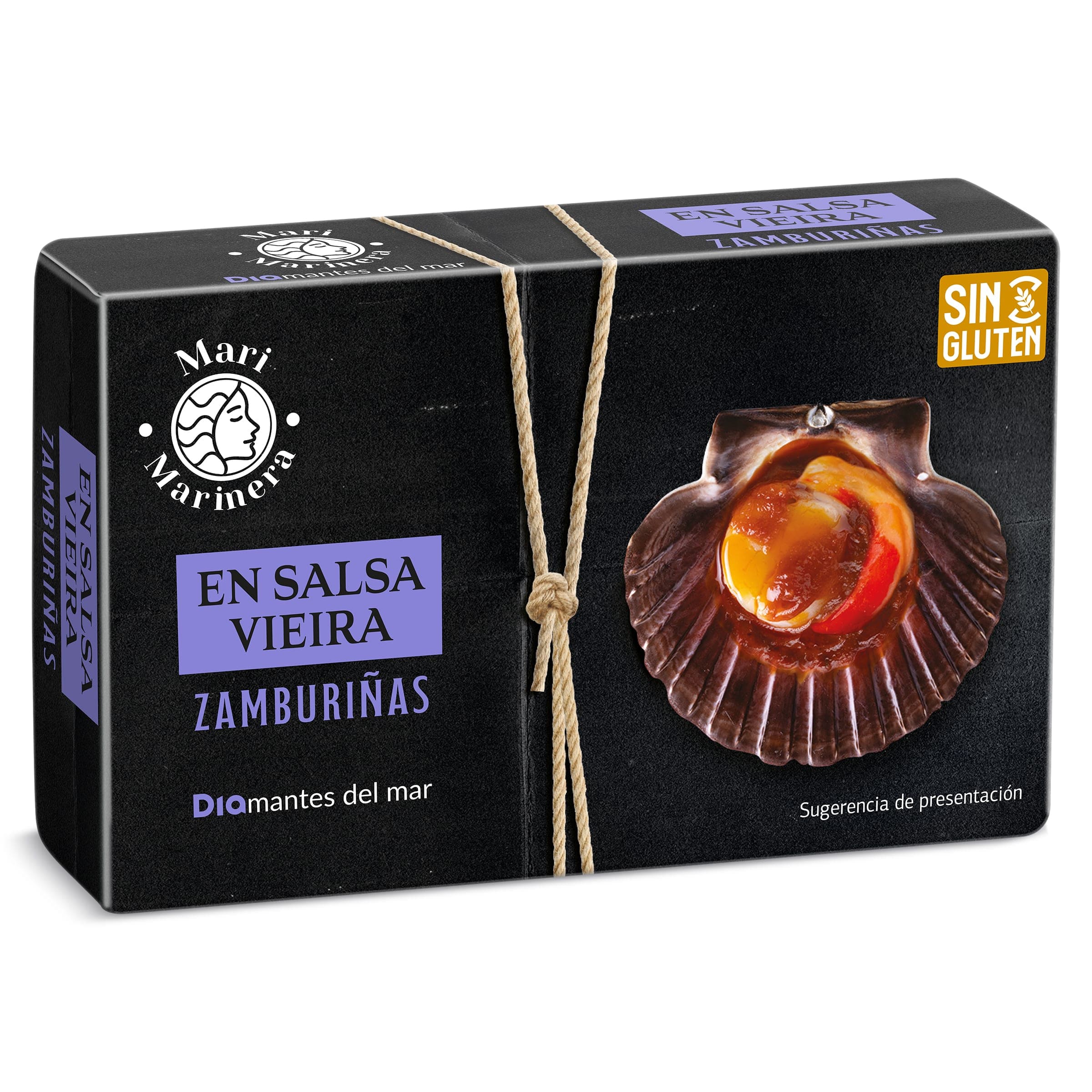 Zamburiñas en salsa vieira Dia Mari Marinera 63 g