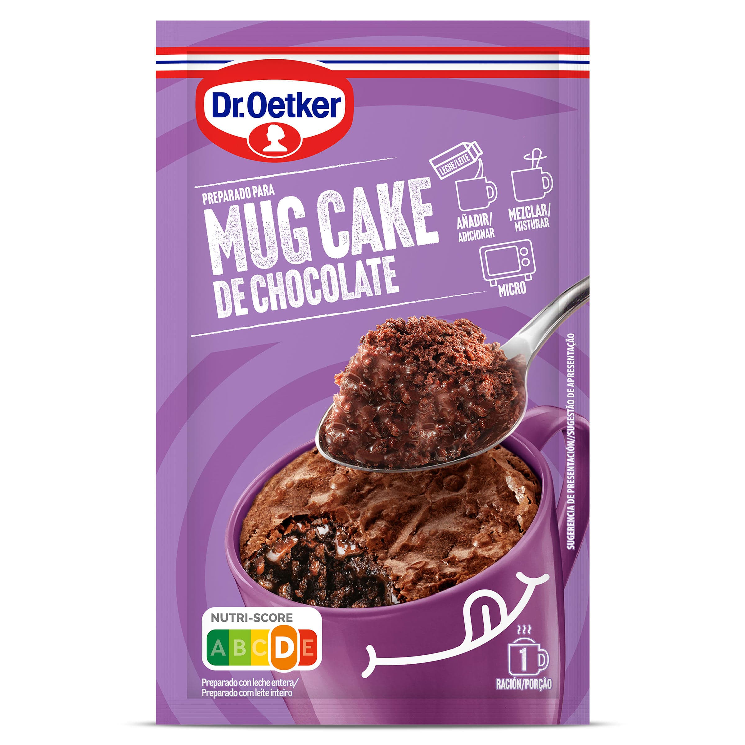 Preparado de bizcocho de chocolate instantáneo Dr. Oetker 70 g