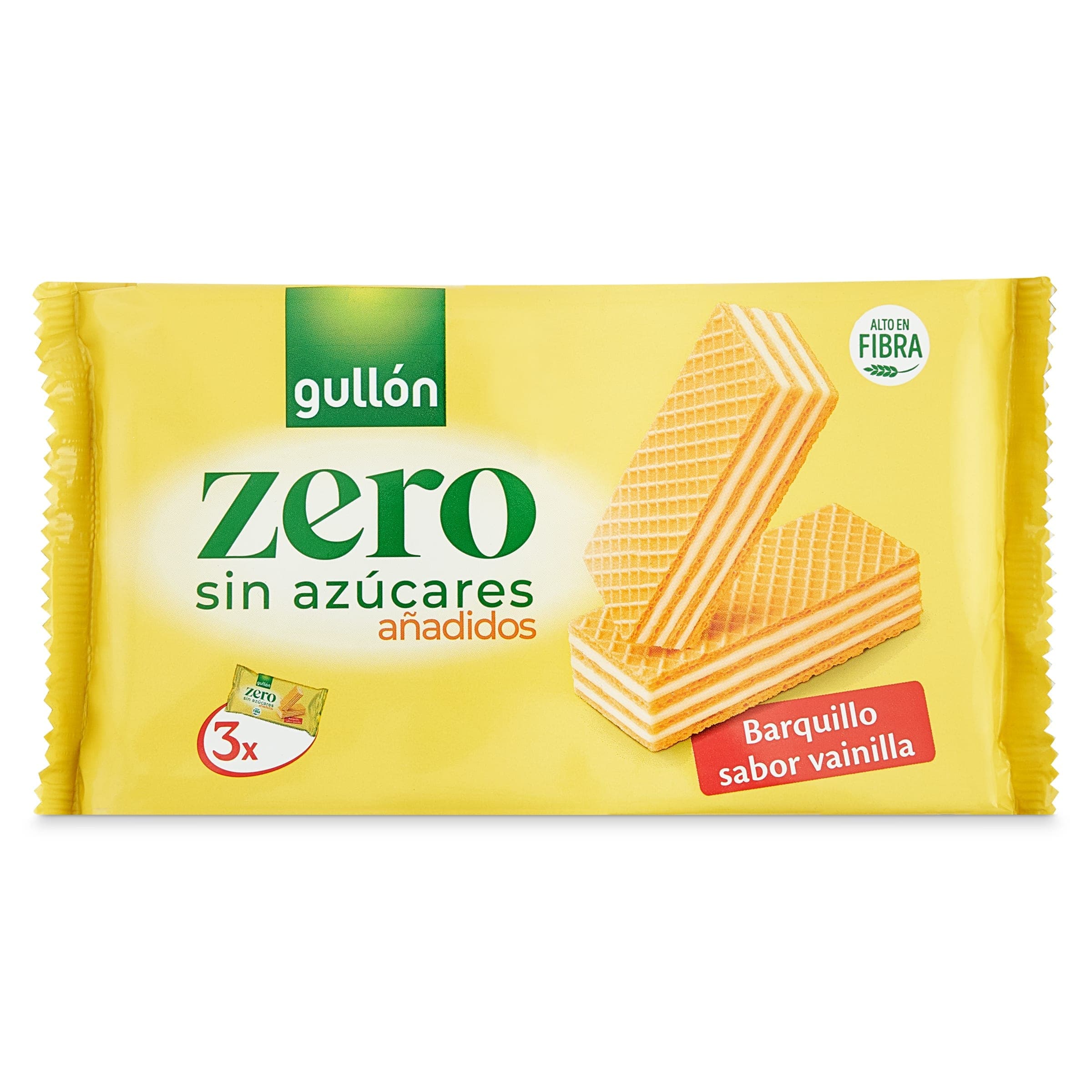 Barquillos de vainilla sin azúcares Gullón bolsa 180 g