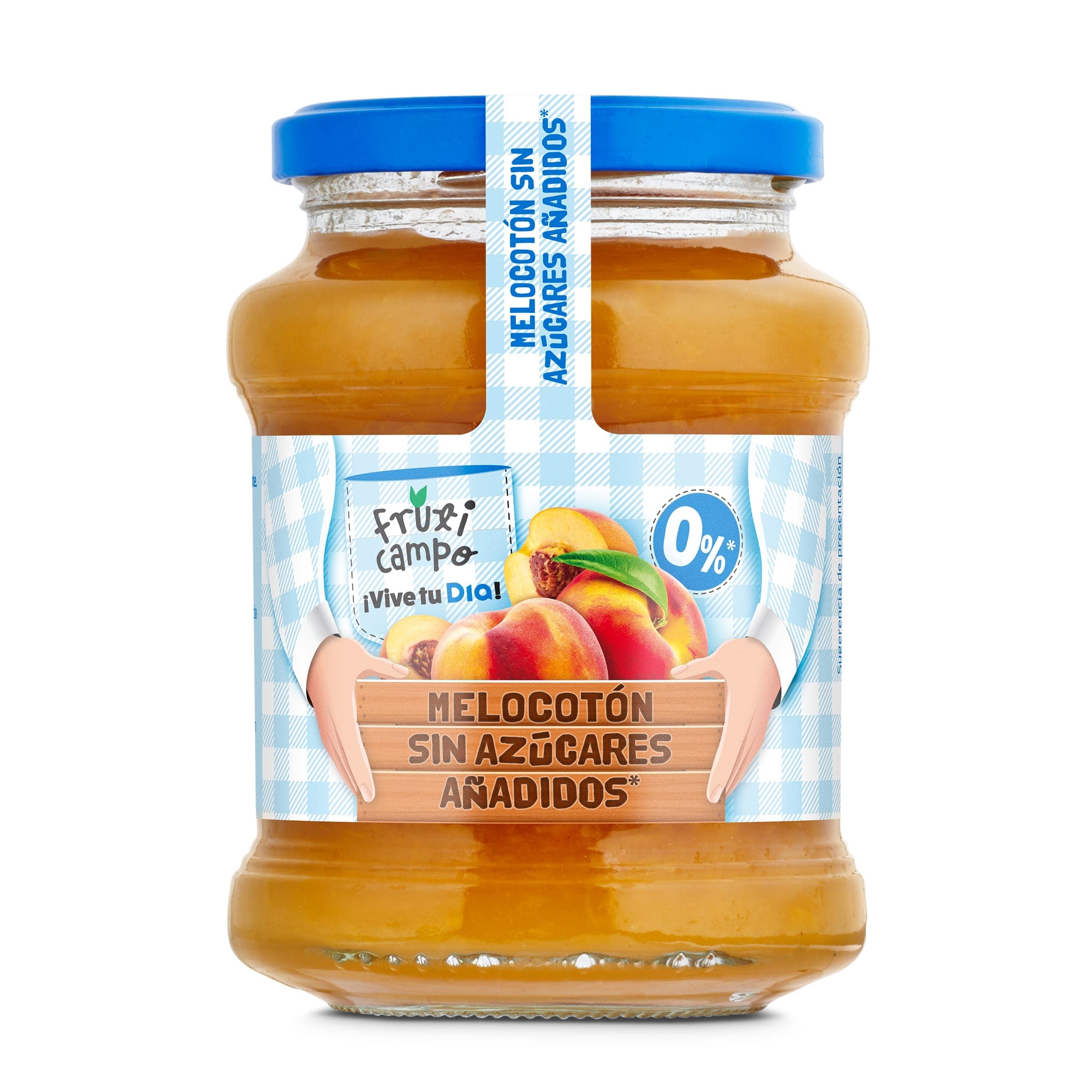Mermelada de melocotón 0% sin azúcares añadidos Dia Fruticampo frasco 330 g