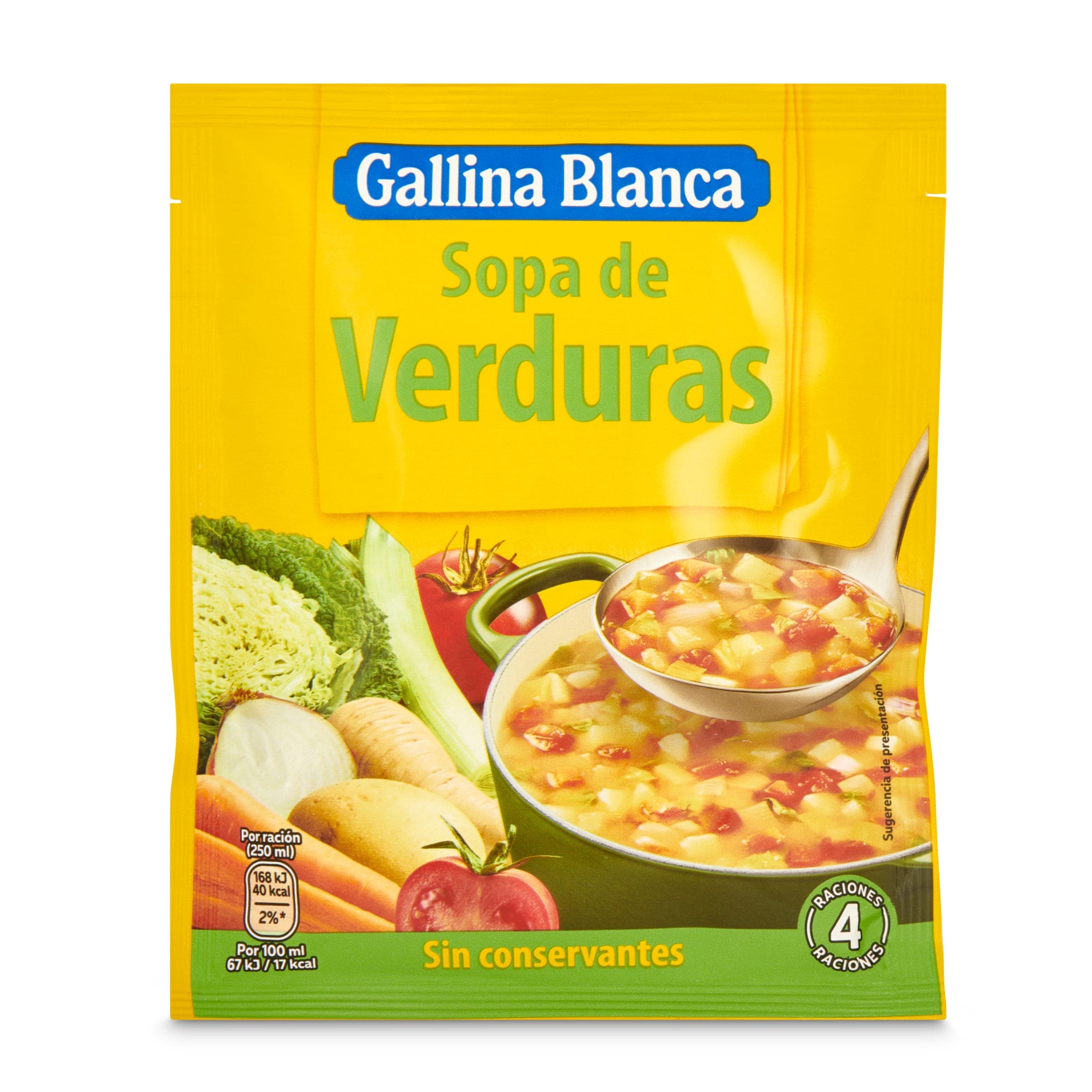 Sopa de verduras Gallina Blanca 51 g