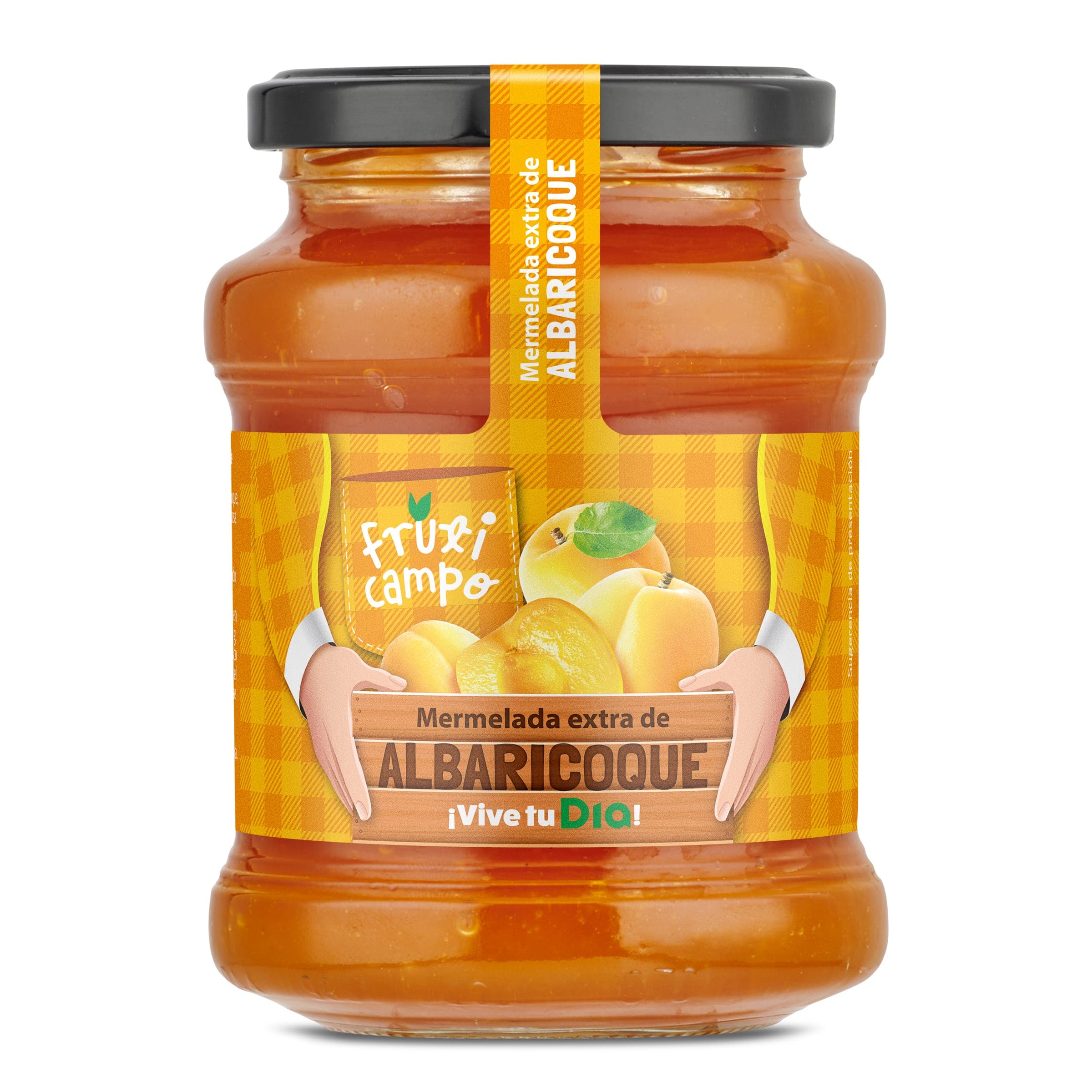 Mermelada de albaricoque extra Dia Fruticampo frasco 390 g