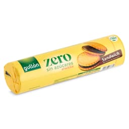 Galletas sándwich con chocolate sin azúcares Gullón caja 250 g