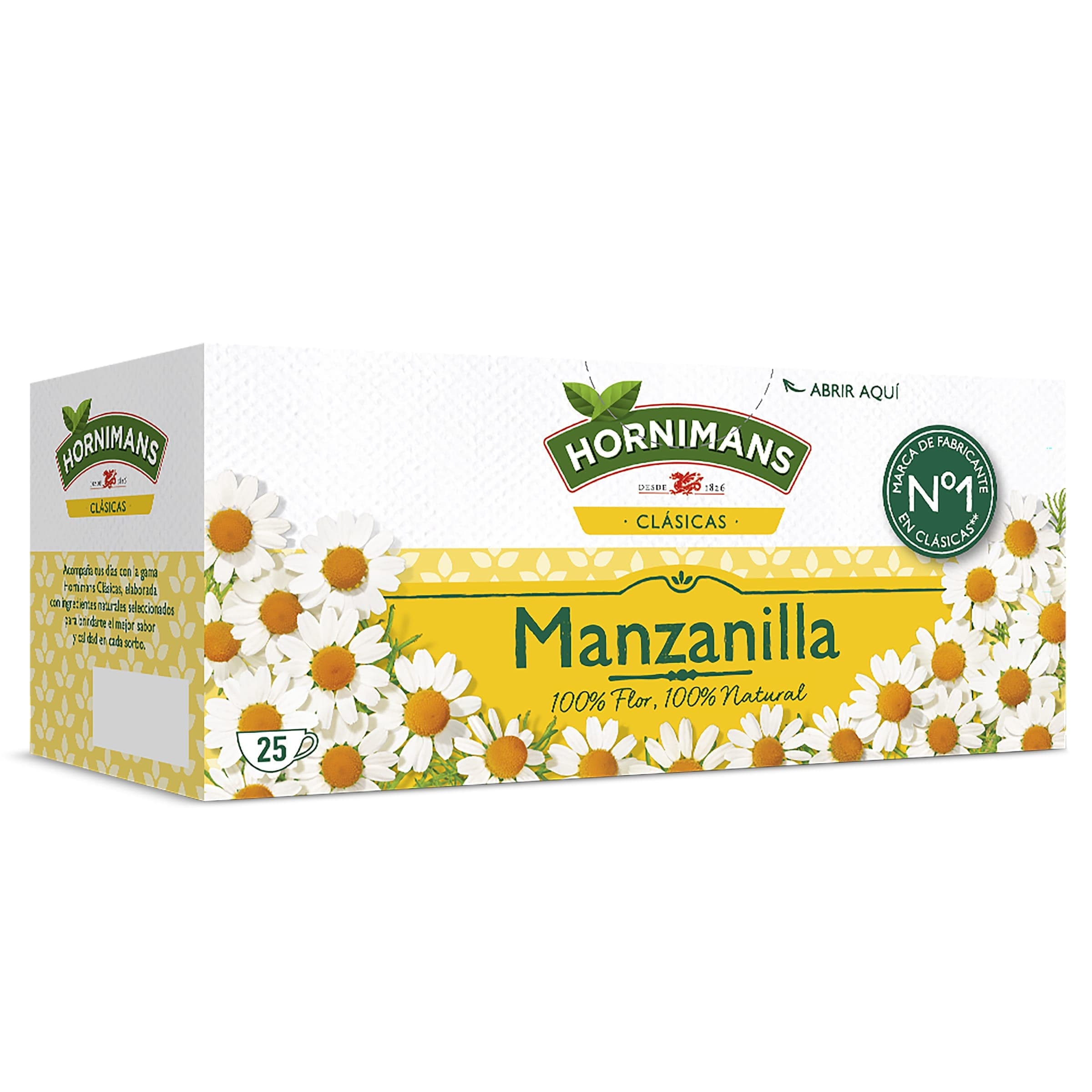 Manzanilla Hornimans 25 unidades