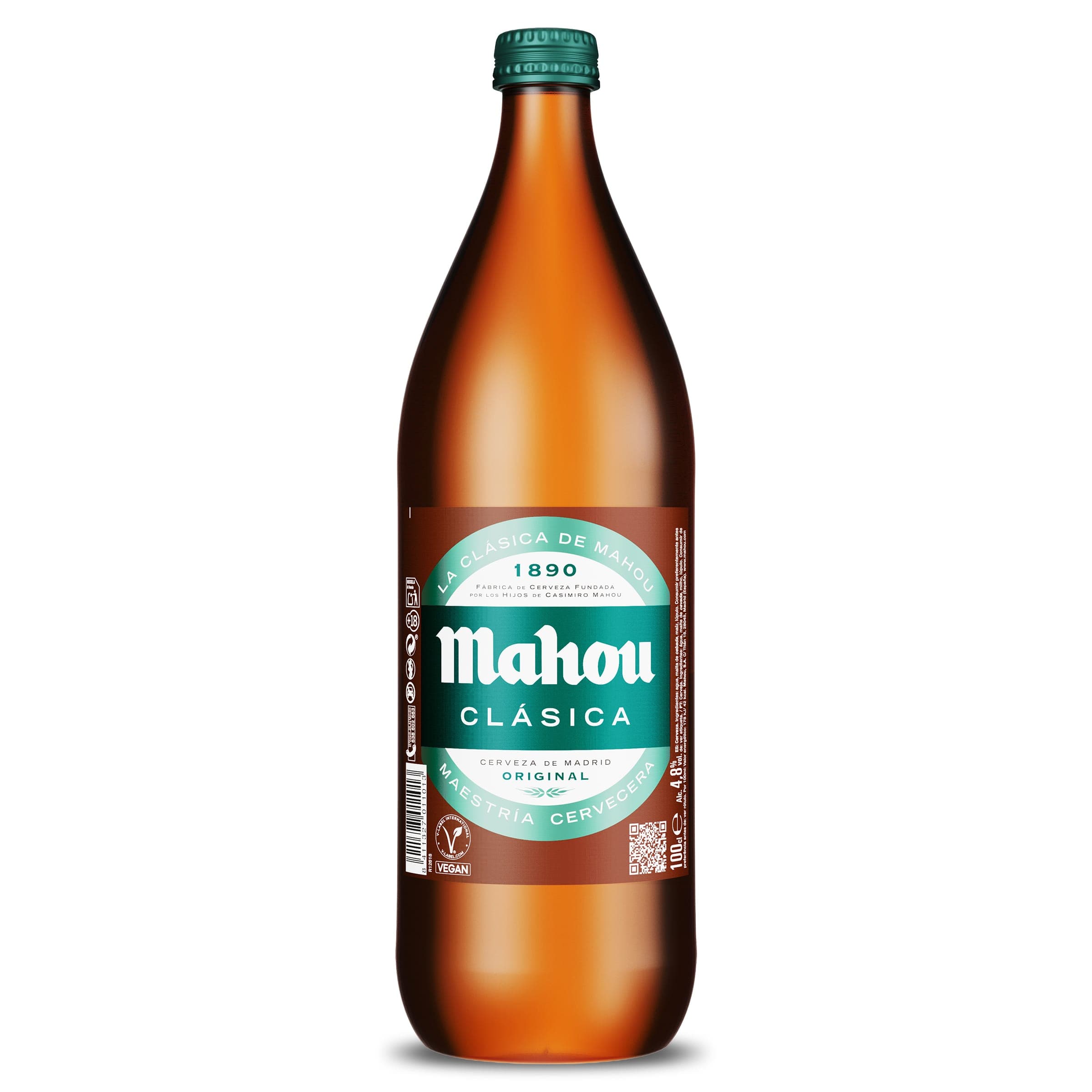 Cerveza clásica Mahou 1 L