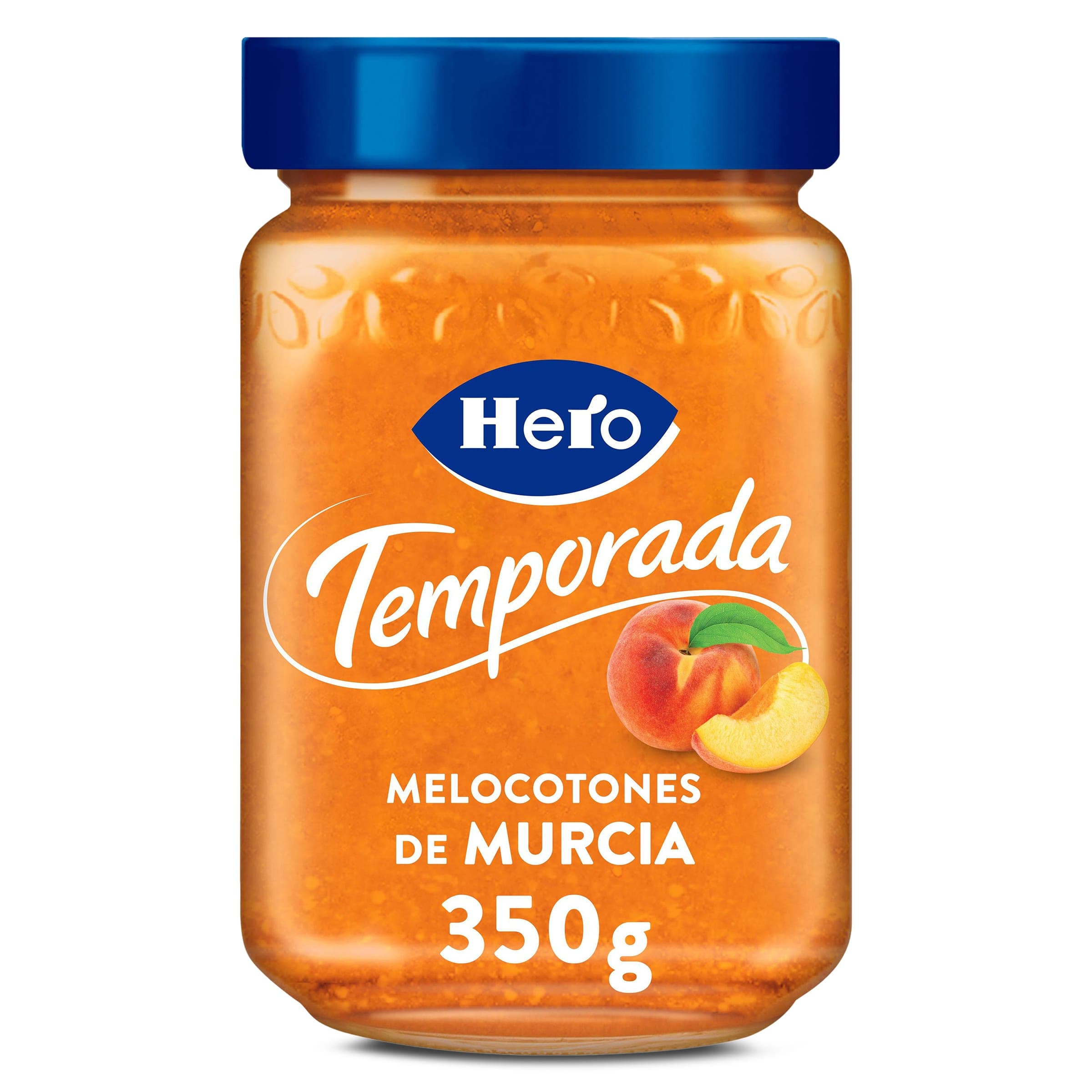 Mermelada de melocotón de temporada Hero frasco 350 g