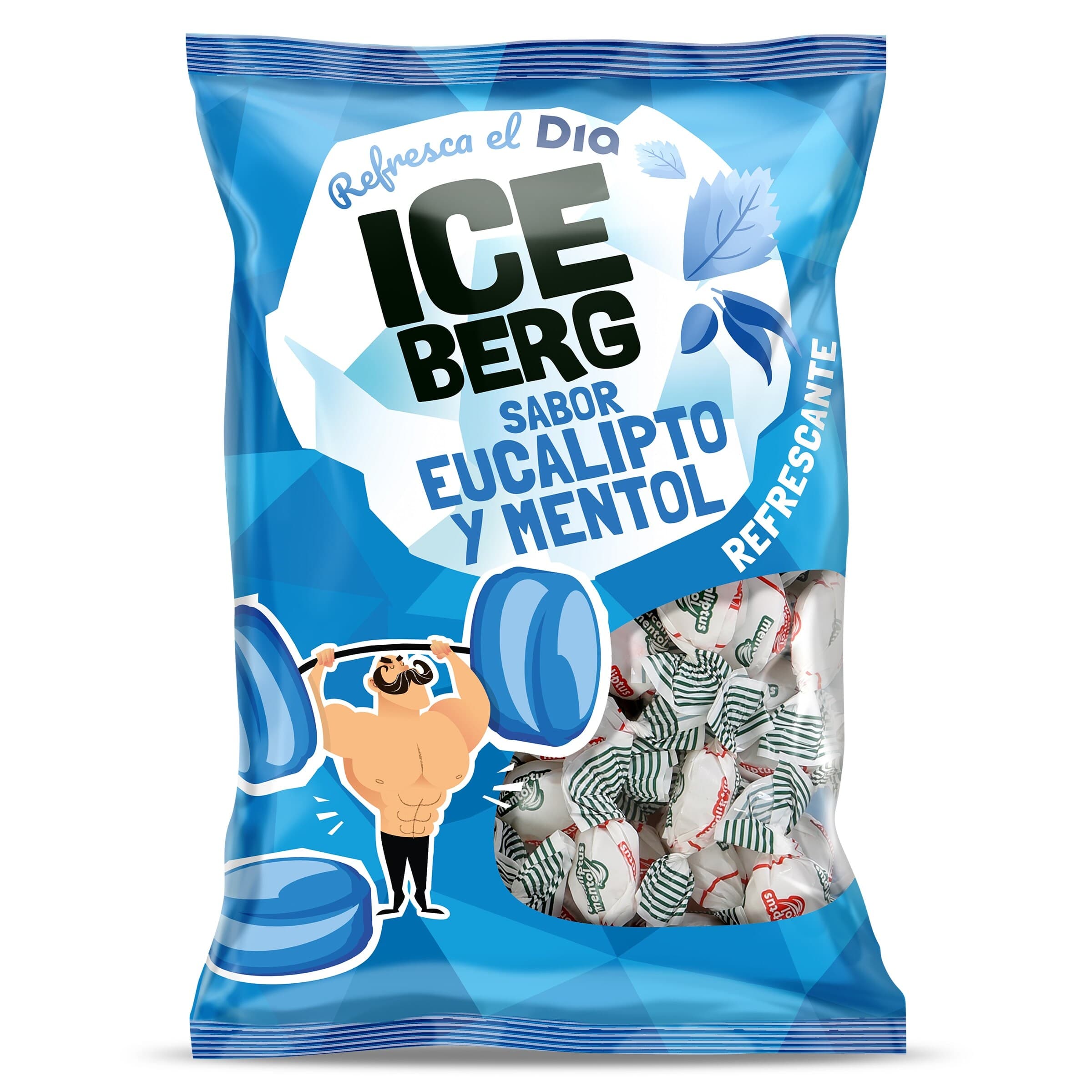 Caramelos de eucalipto y menta Iceberg de Dia bolsa 300 g