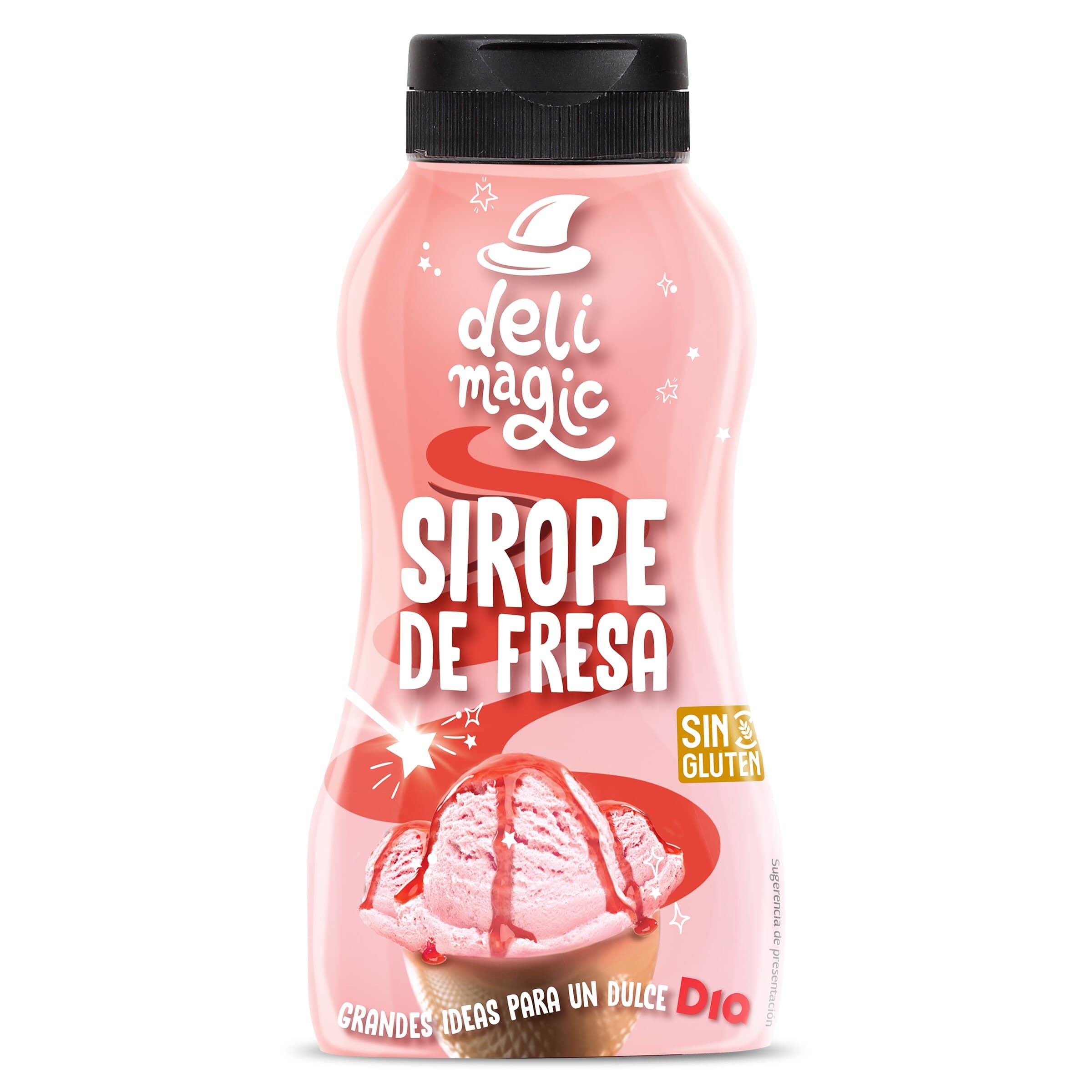 Sirope de fresa Delimagic de Dia botella 295 g