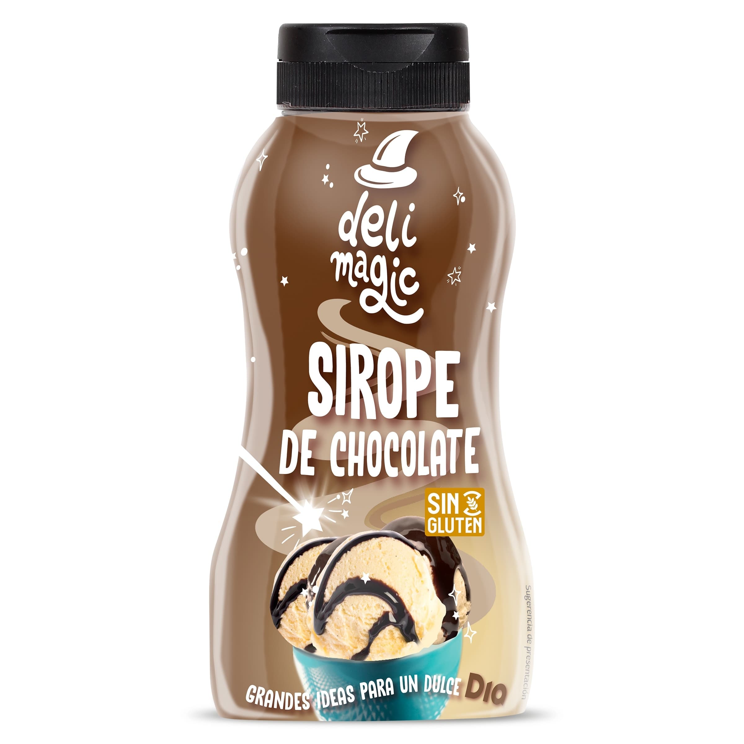 Sirope de chocolate Delimagic de Dia botella 295 g