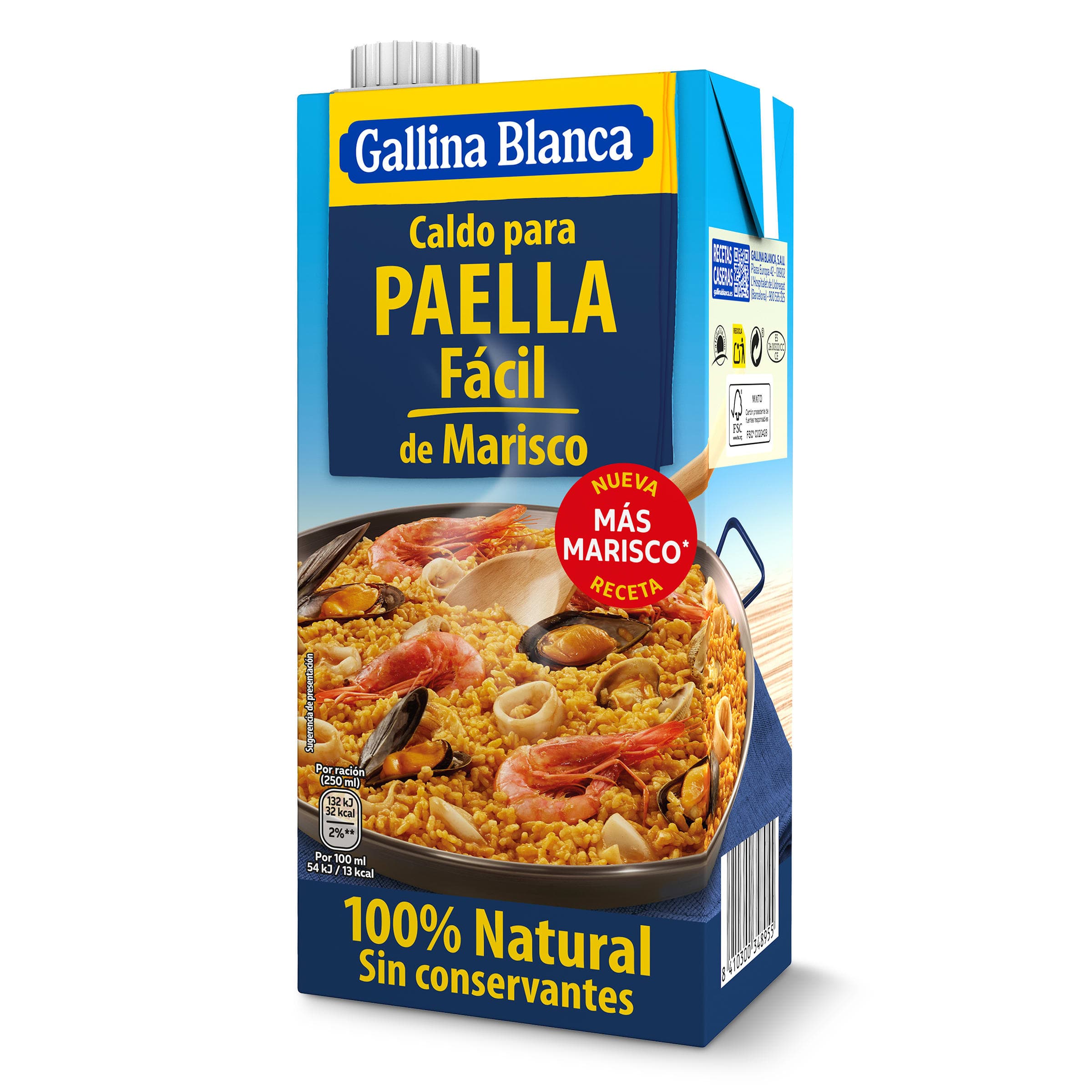 Caldo para paella Gallina Blanca 1 L