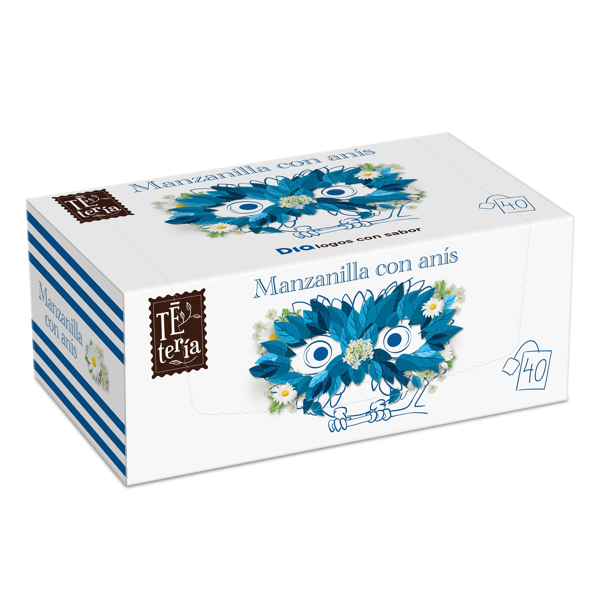 Manzanilla con anís Dia Tetería 40 unidades
