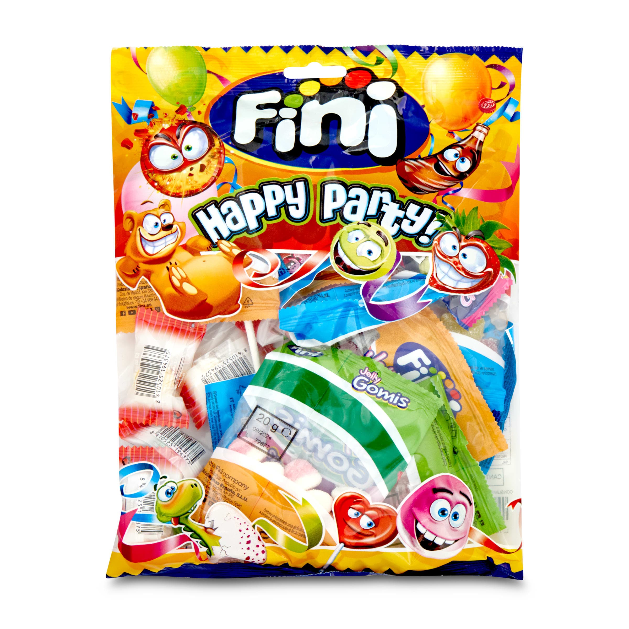 Bolsa de golosinas happy party Fini bolsa 250 g