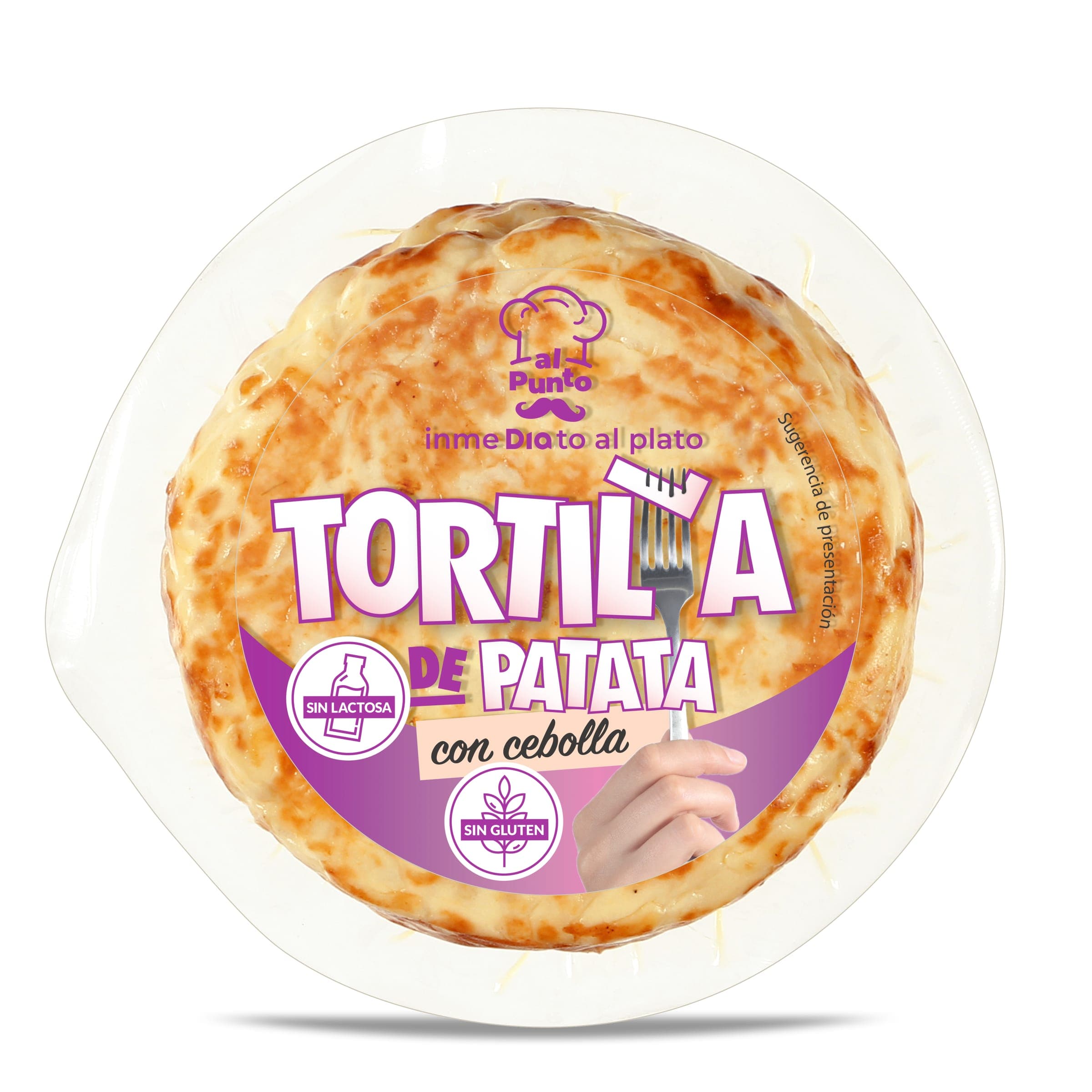 Mini tortilla de patatas con cebolla Dia Al Punto 220 g