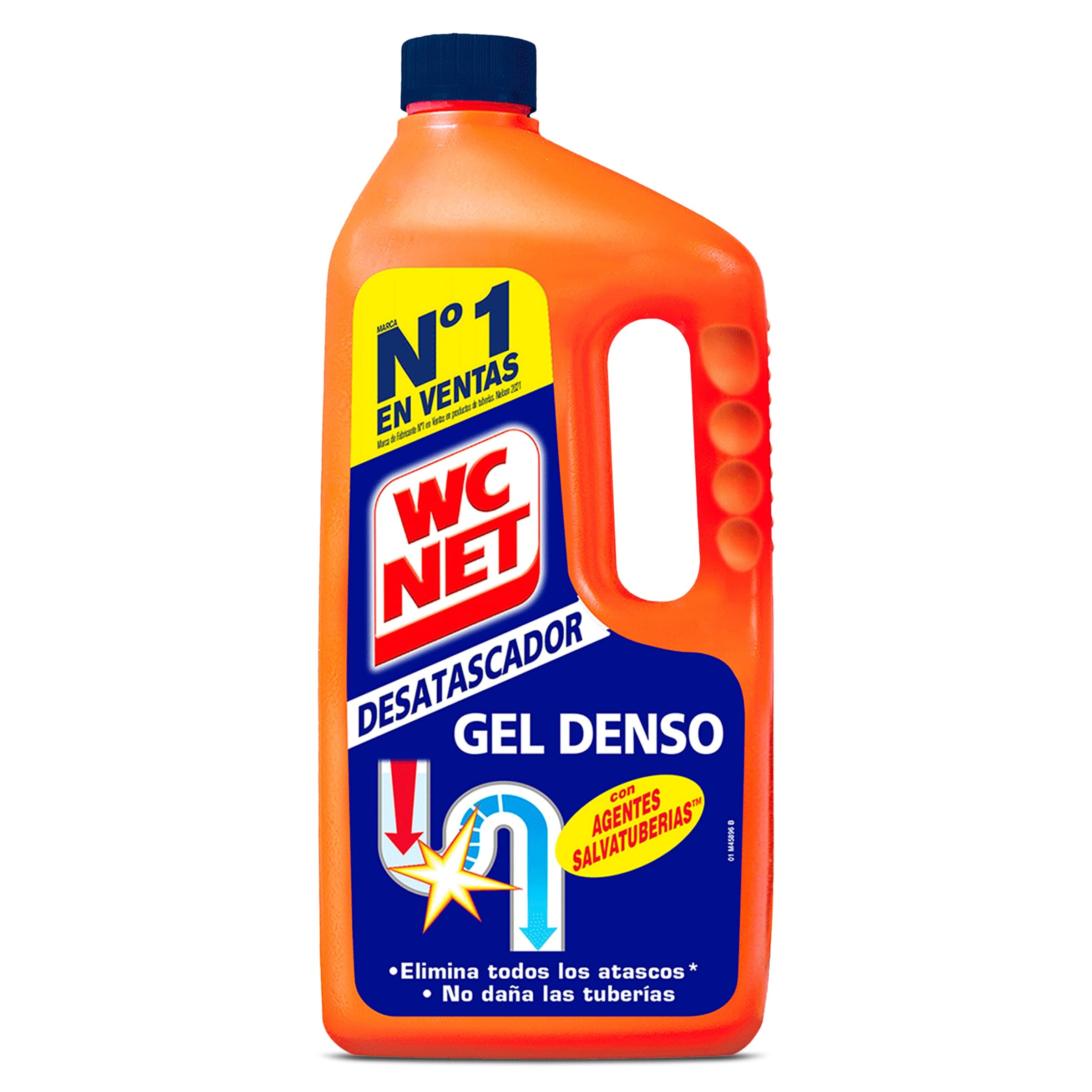 Desatascador de tuberías gel denso WC Net botella 1 L