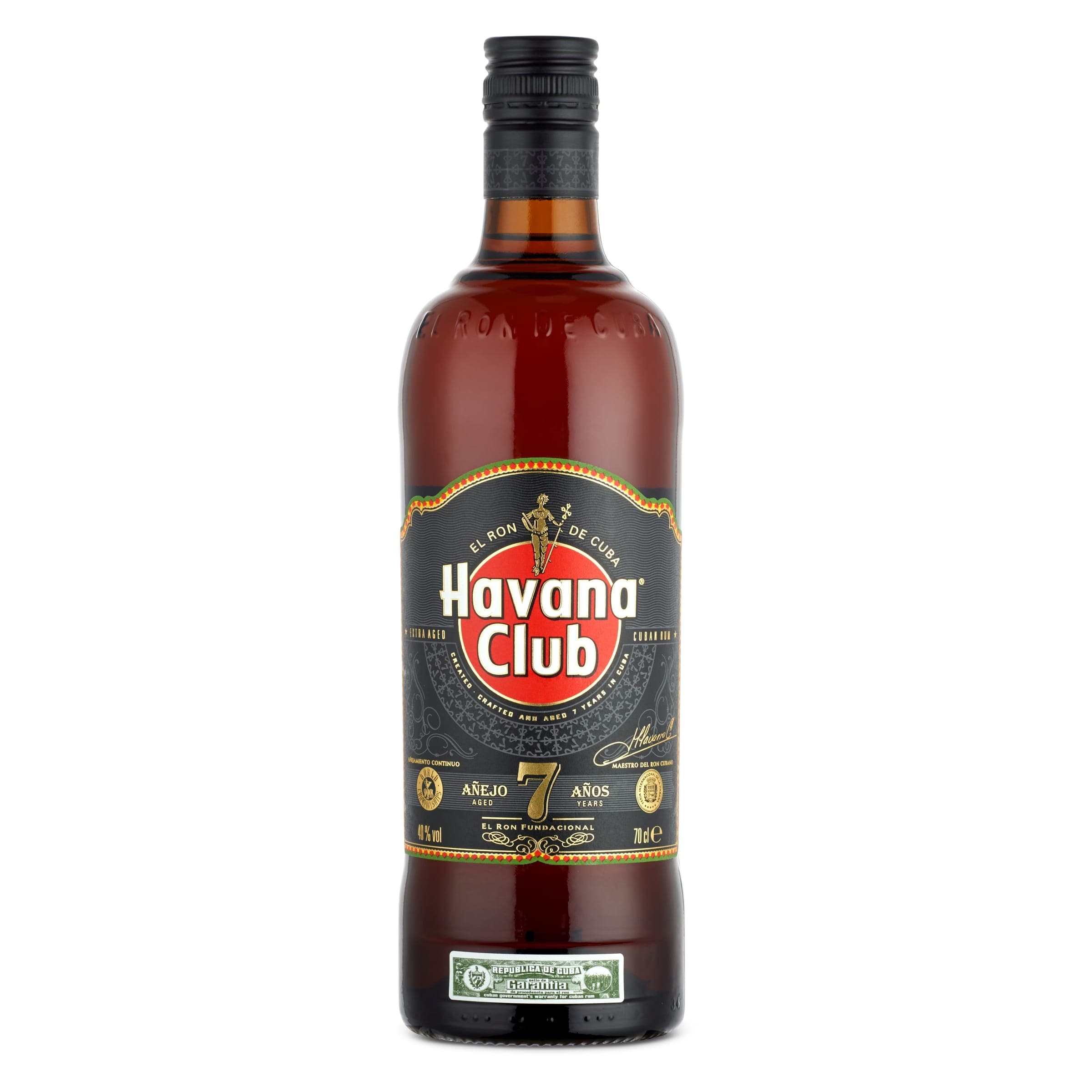 Ron añejo 7 años Havana 70 cl