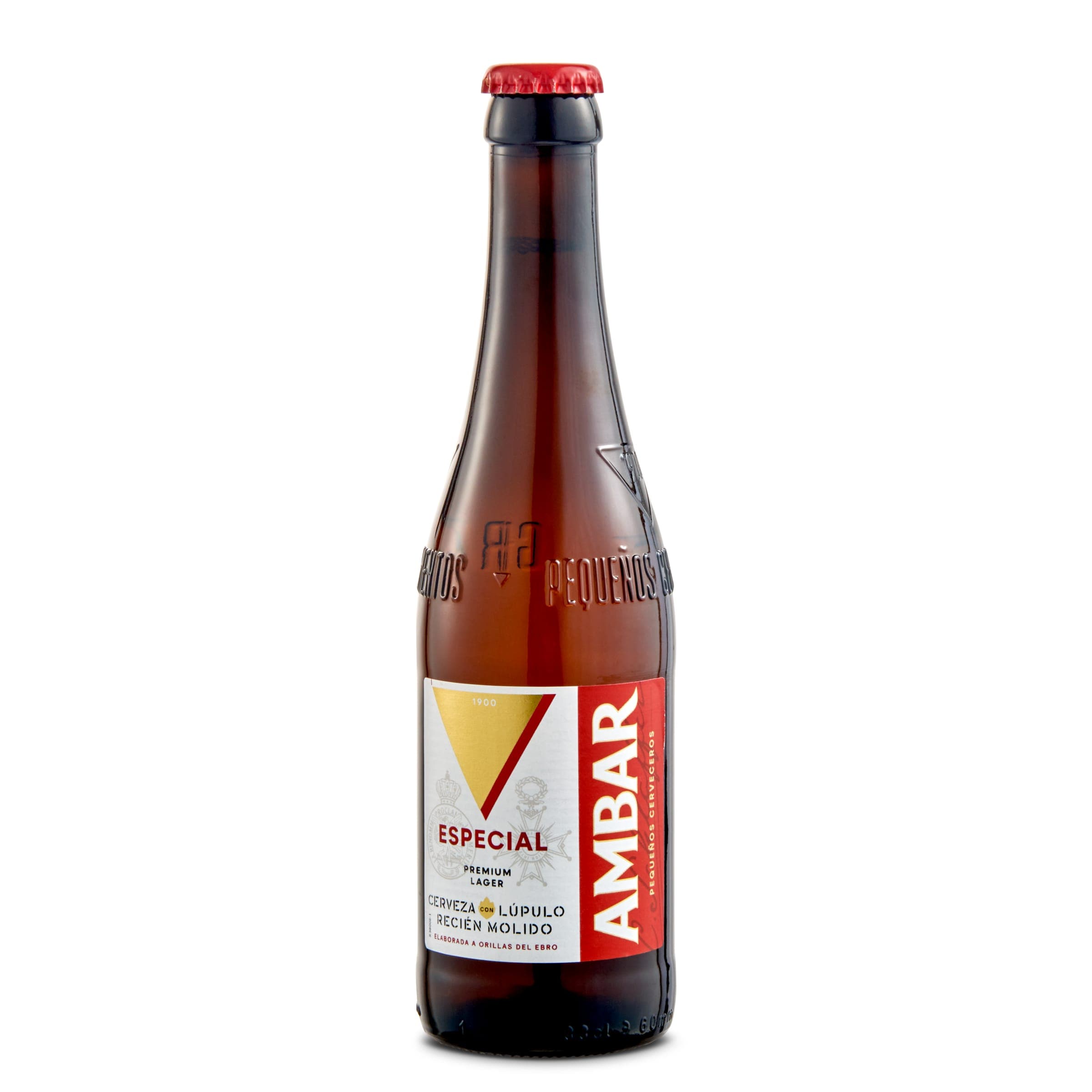 Cerveza sin gluten Ambar 33 cl