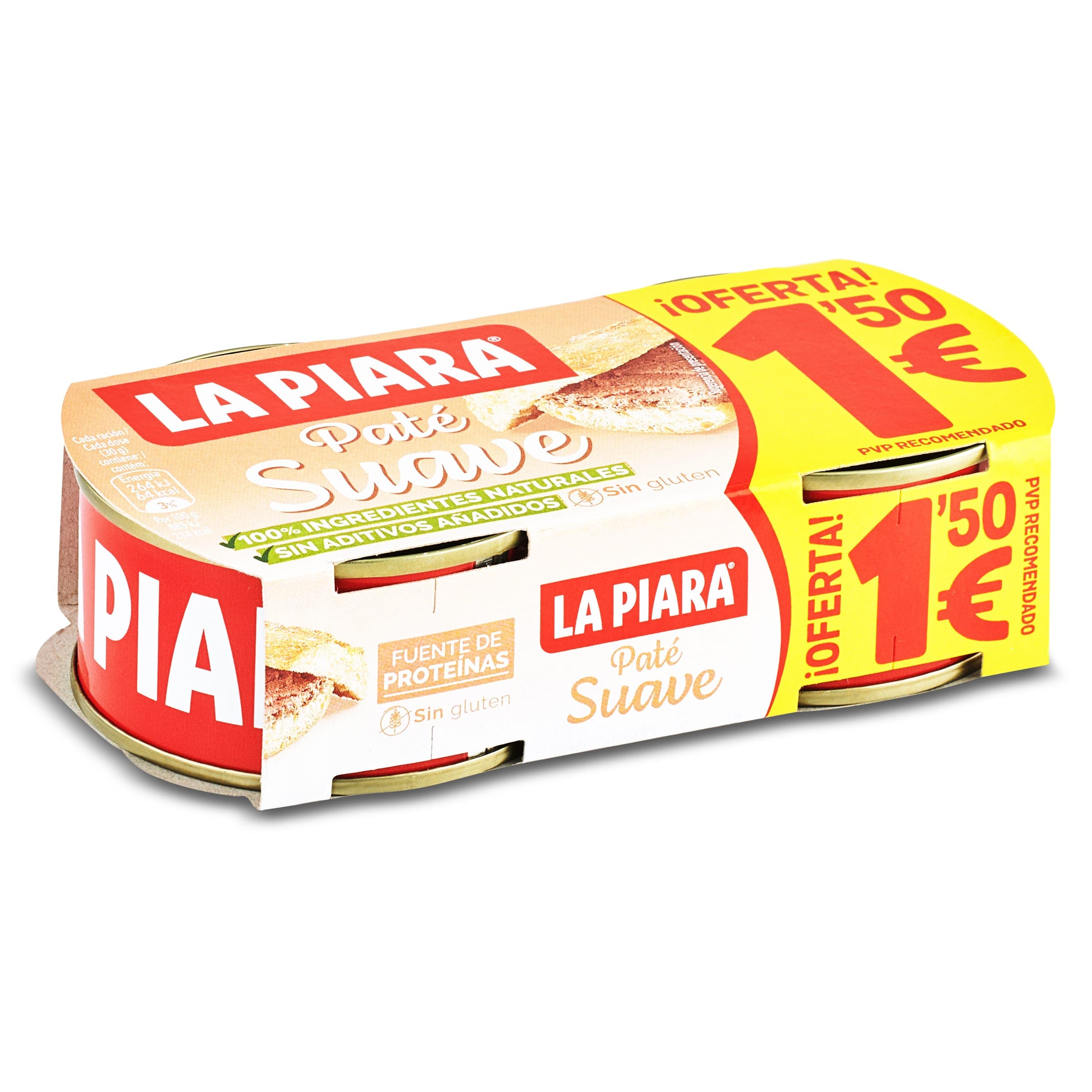 Paté suave La piara 2 x 75 g