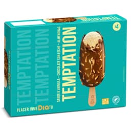 Helado bombón almendrado Dia Temptation 4 x 90 g