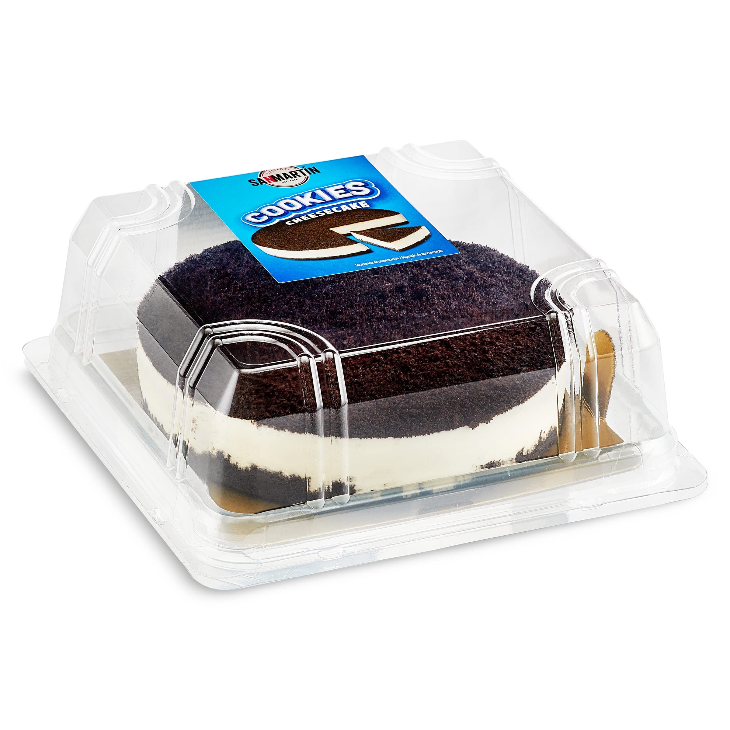 Tarta de queso con cookies congelada San Martín 350 g