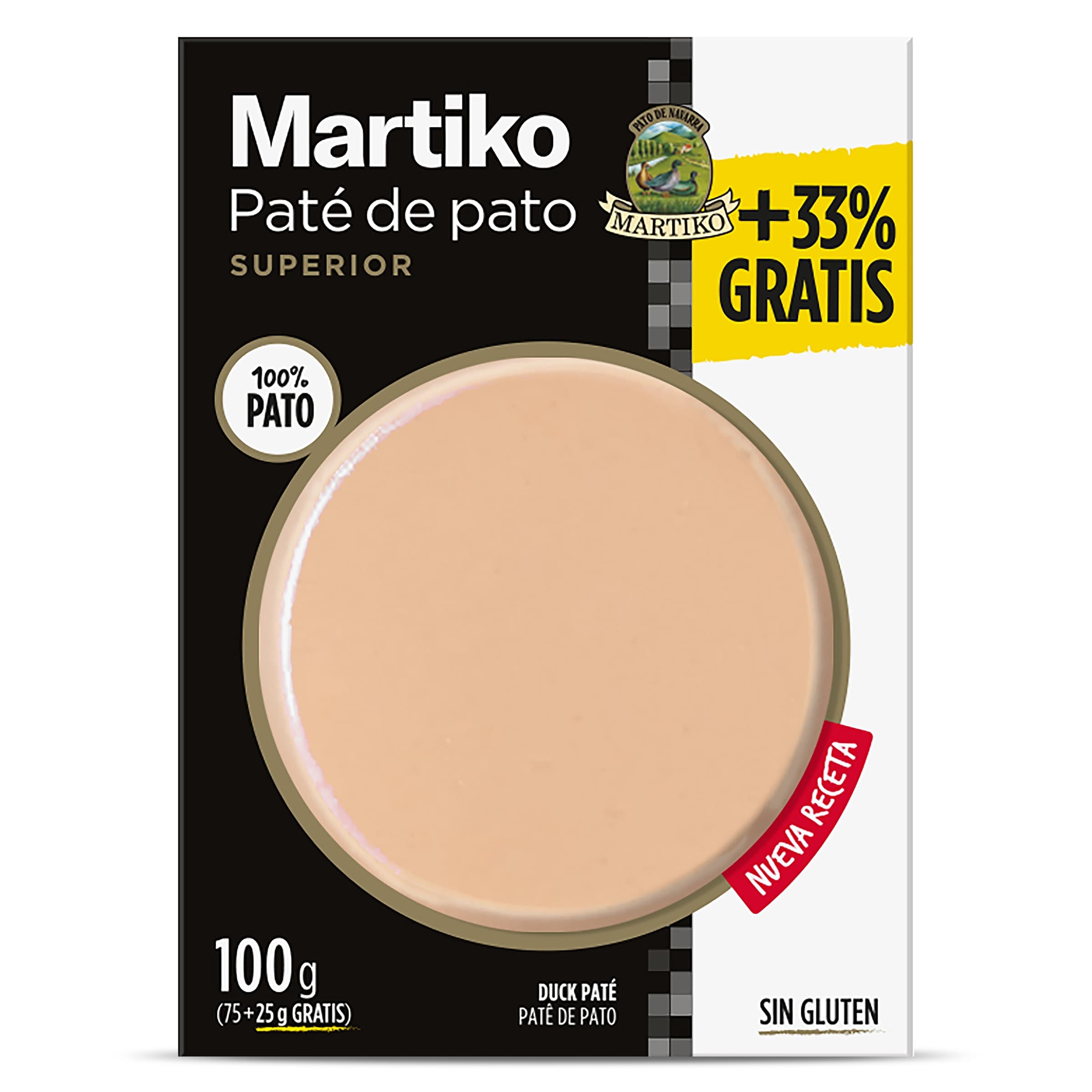 Paté de pato superior Martiko 75 g