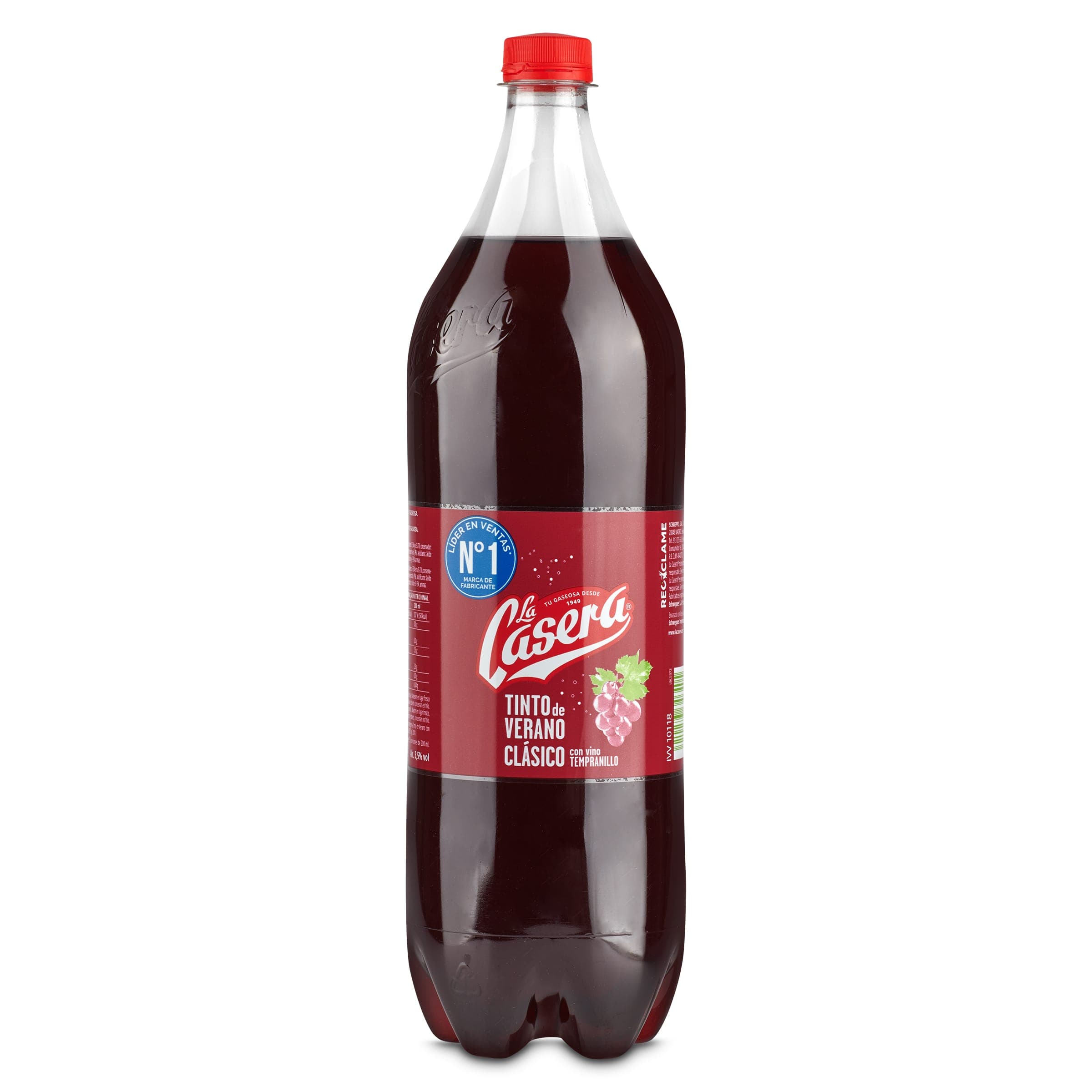 Tinto de verano con gaseosa La Casera 1.5 L