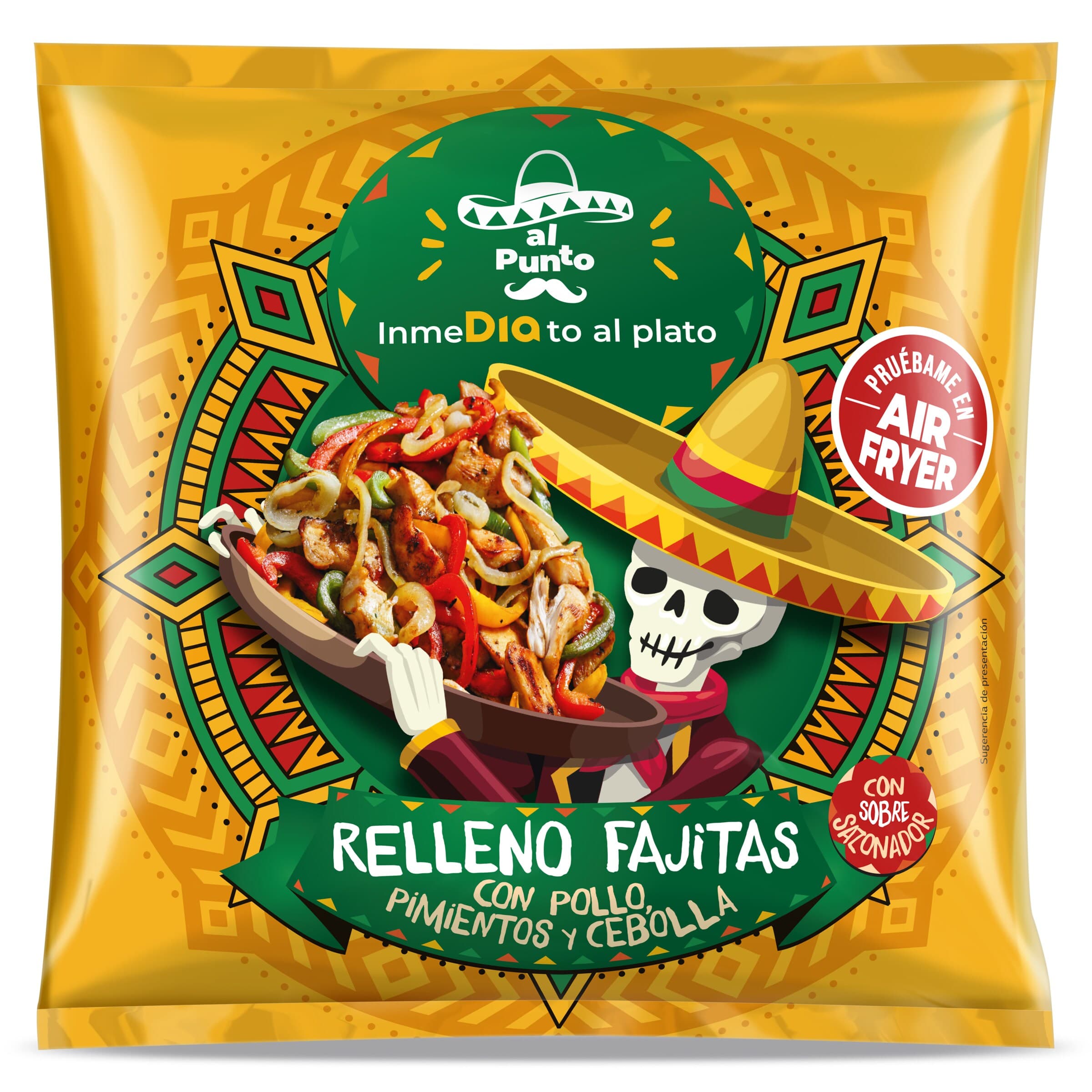 Relleno para fajitas con pollo, pimientos y cebolla Dia Al Punto 300 g