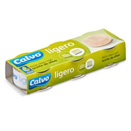 Atún claro en aceite de oliva ligero Calvo 3 x 56 g