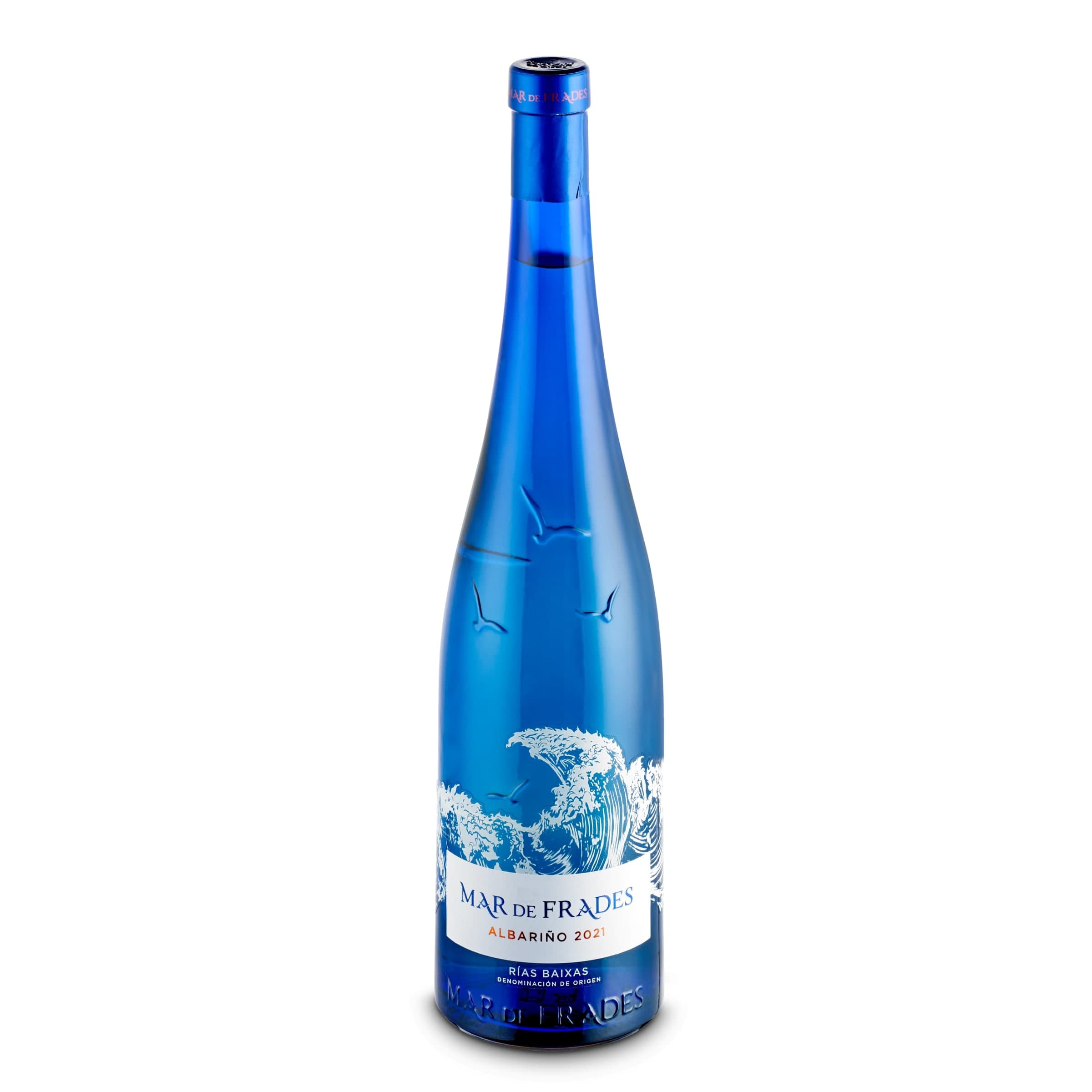 Vino blanco albariño D.O. Rías Baixas Mar de Frades 75 cl