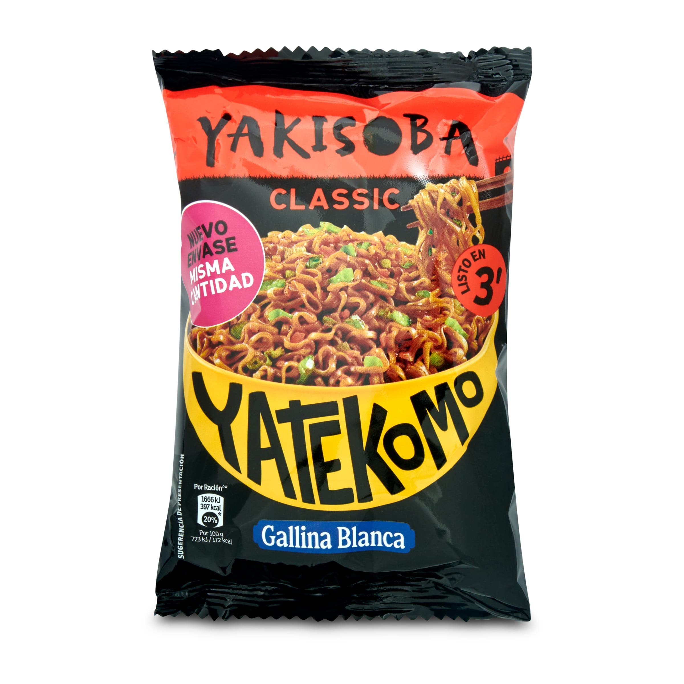 Noodles yakisoba Gallina Blanca Yatekomo 93 g