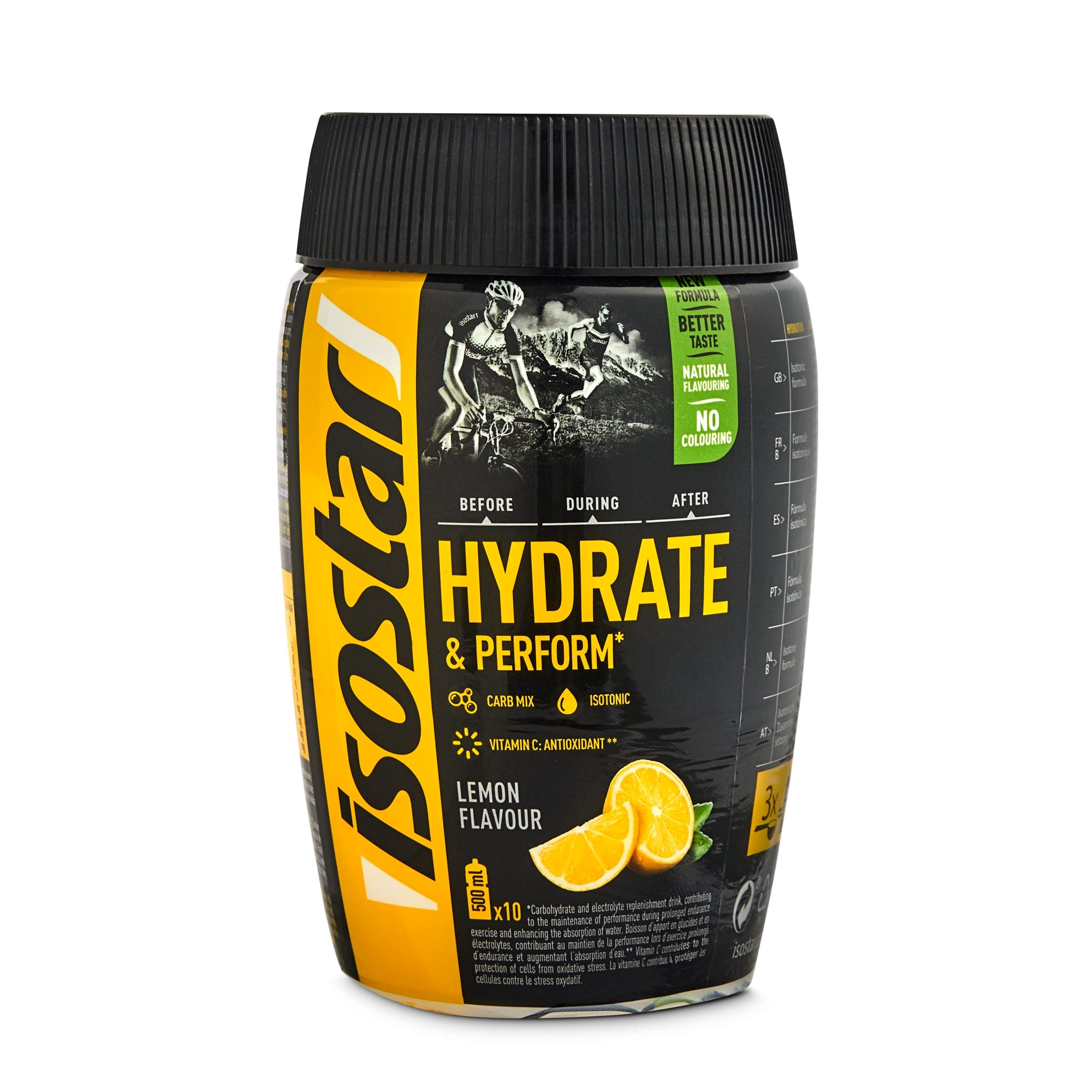 Bebida isotónica sport de limón Isostar bote 400 g