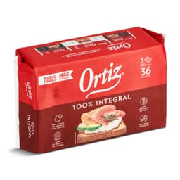 Pan tostado integral Ortiz 320 g