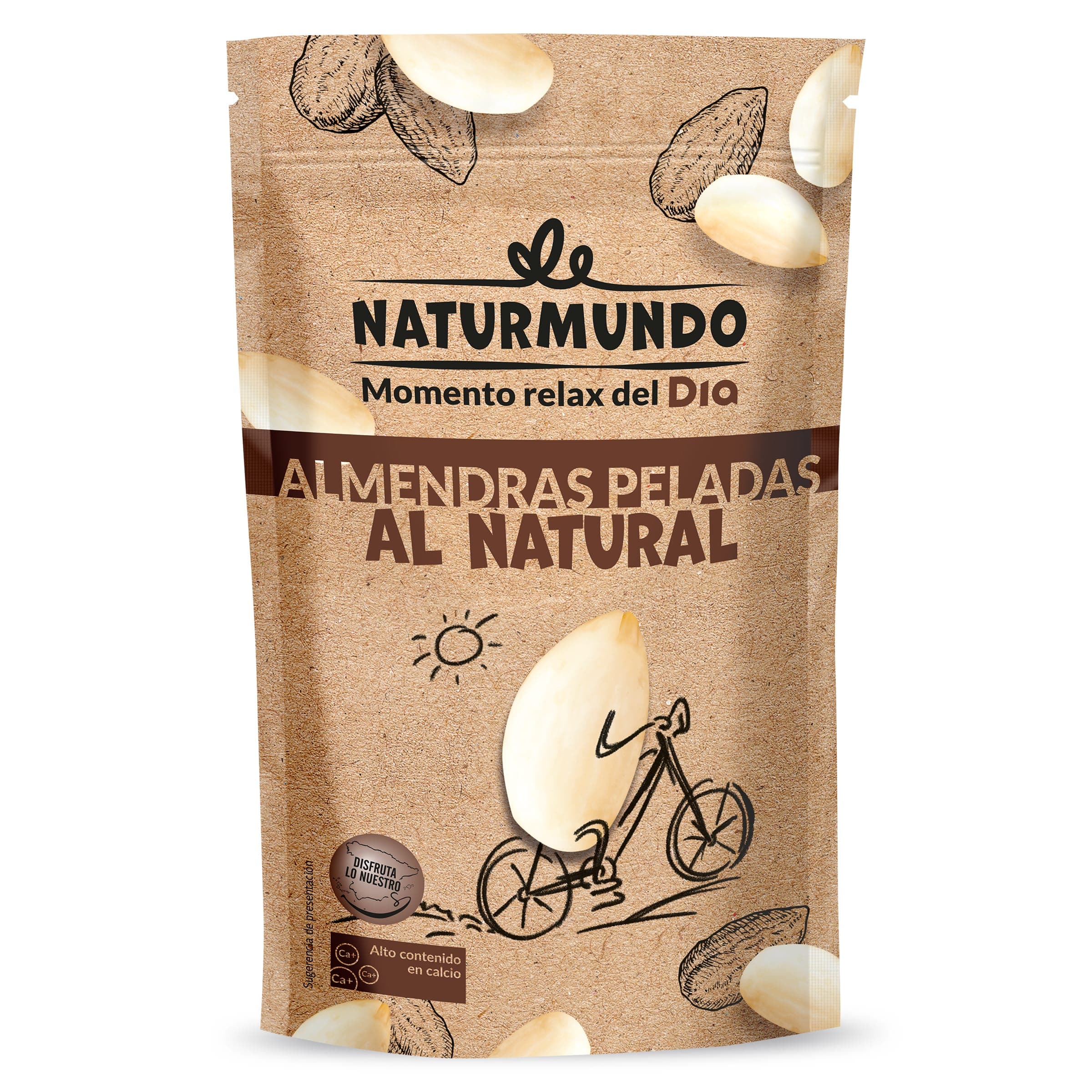Almendras peladas al natural Dia Naturmundo 125 g