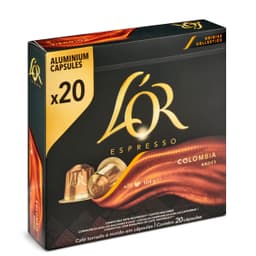 Cápsulas de café Colombia L'Or 20 unidades