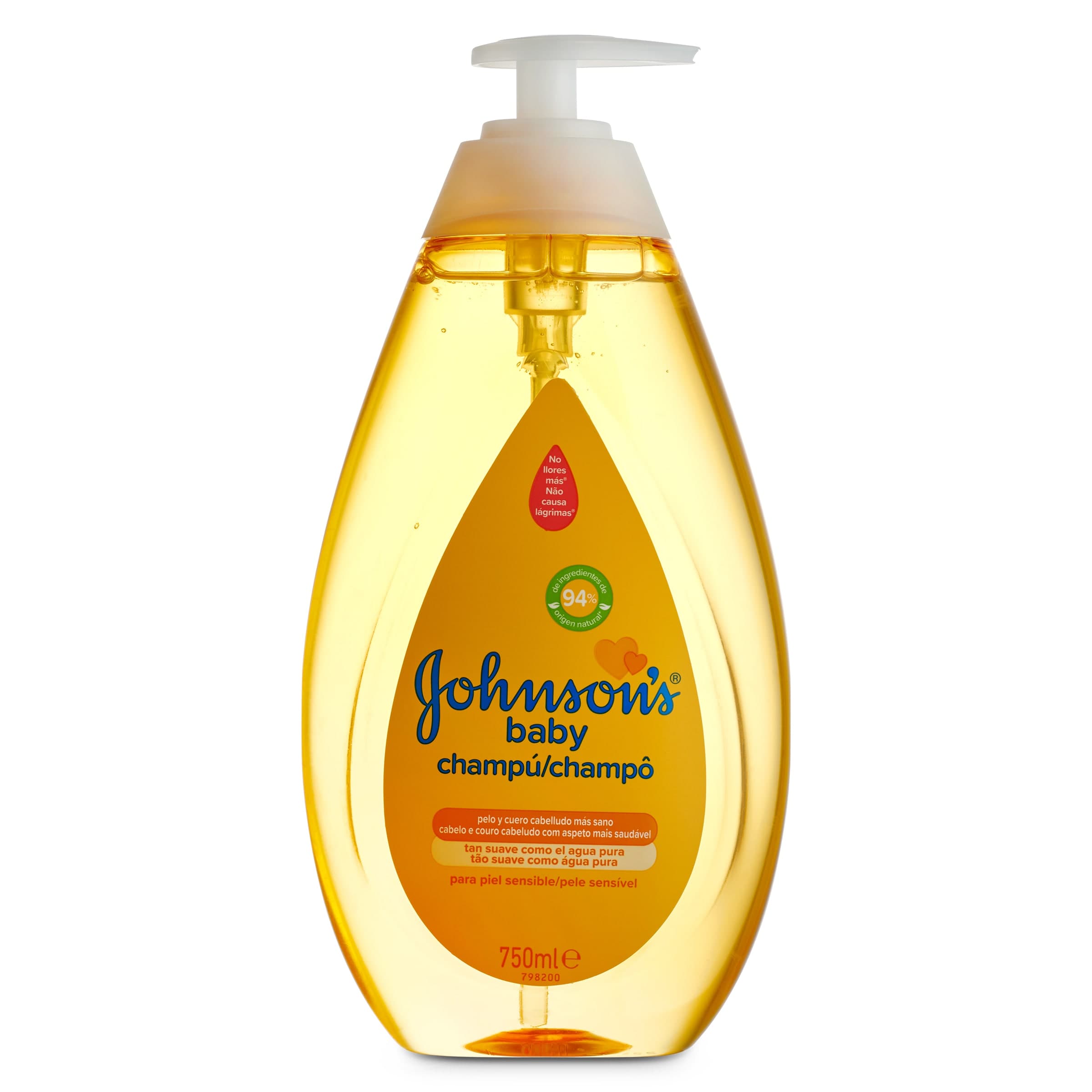 Champú gold Johnson bote 750 ml