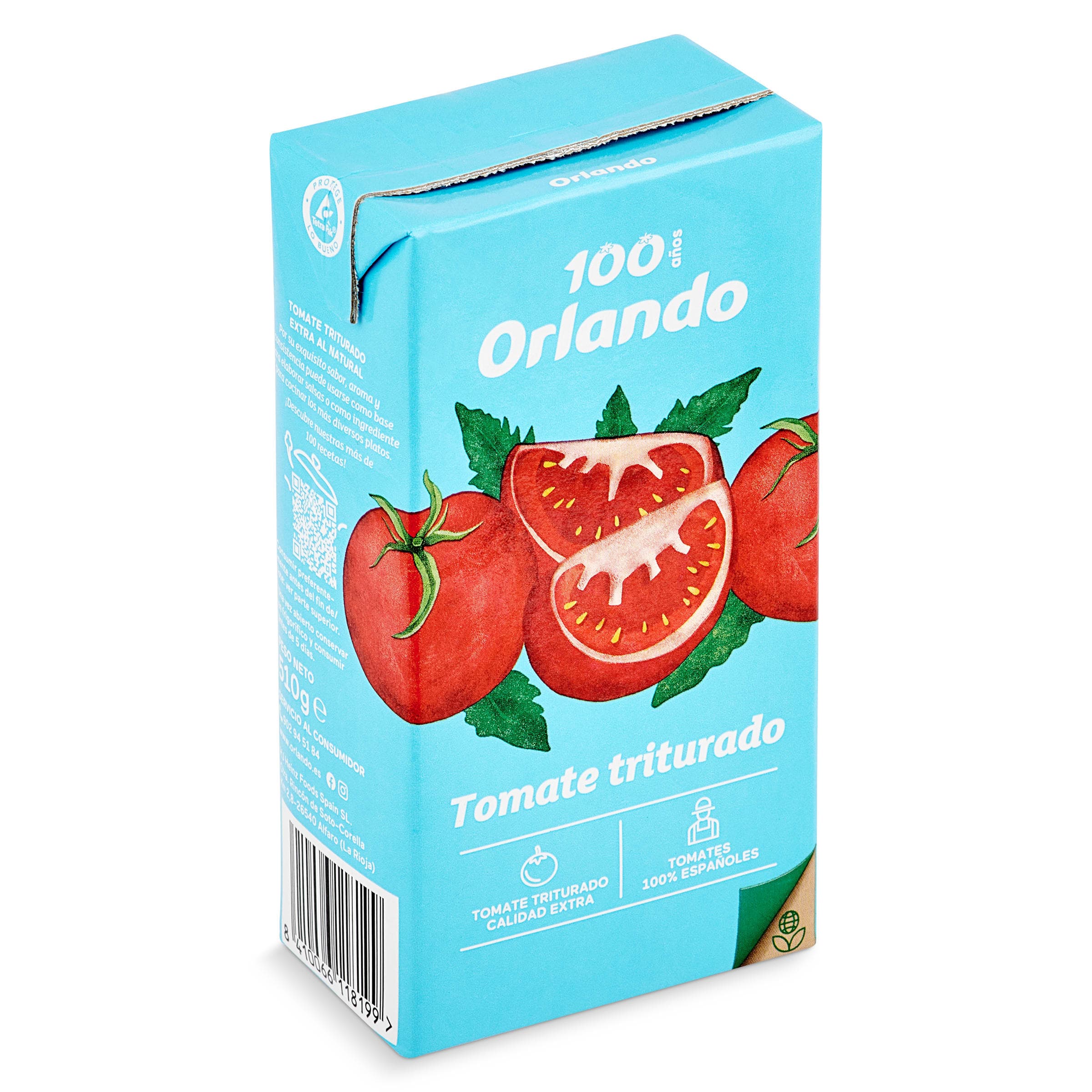 Tomate triturado Orlando brik 510 g