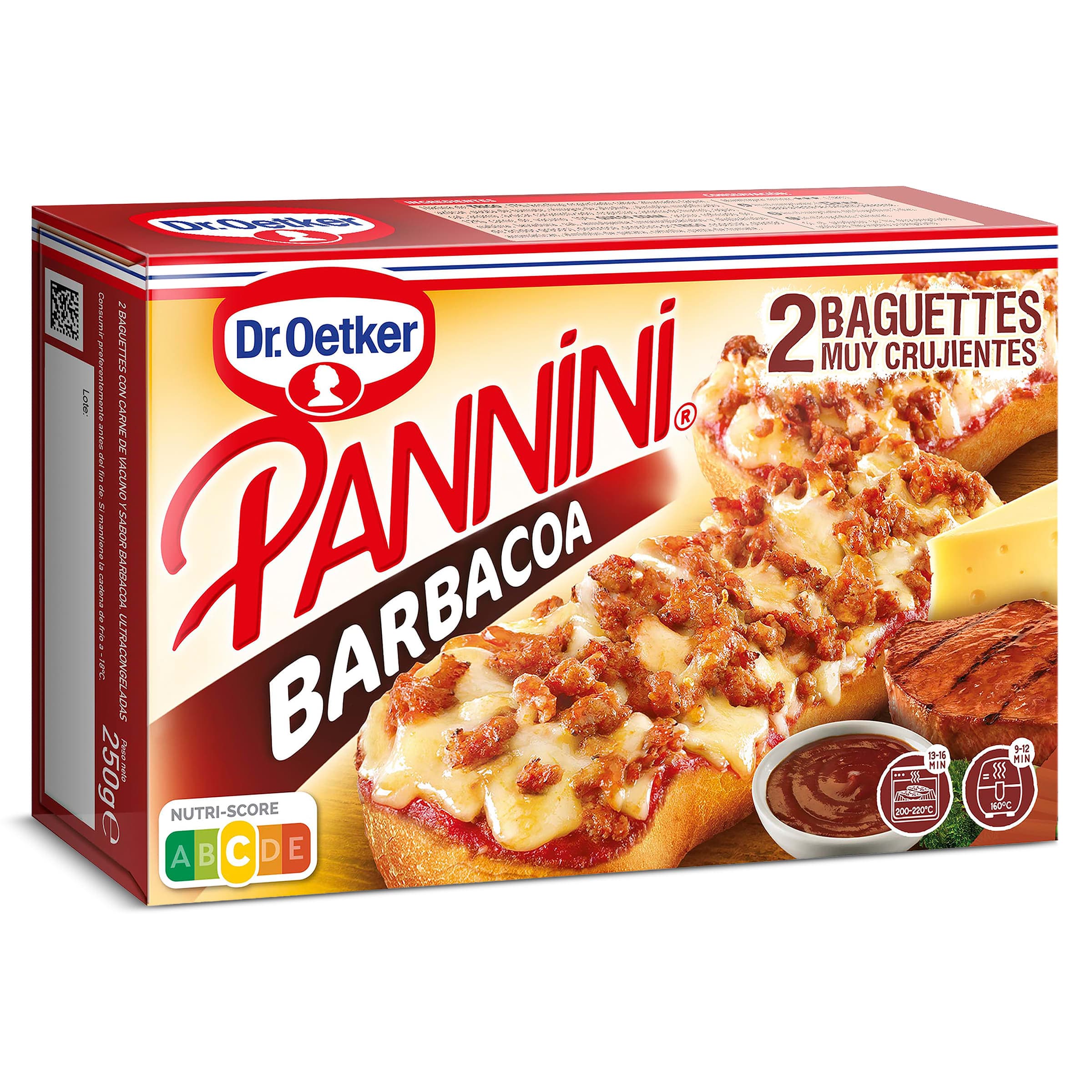 Pannini barbacoa 2 unidades Dr. Oetker 250 g