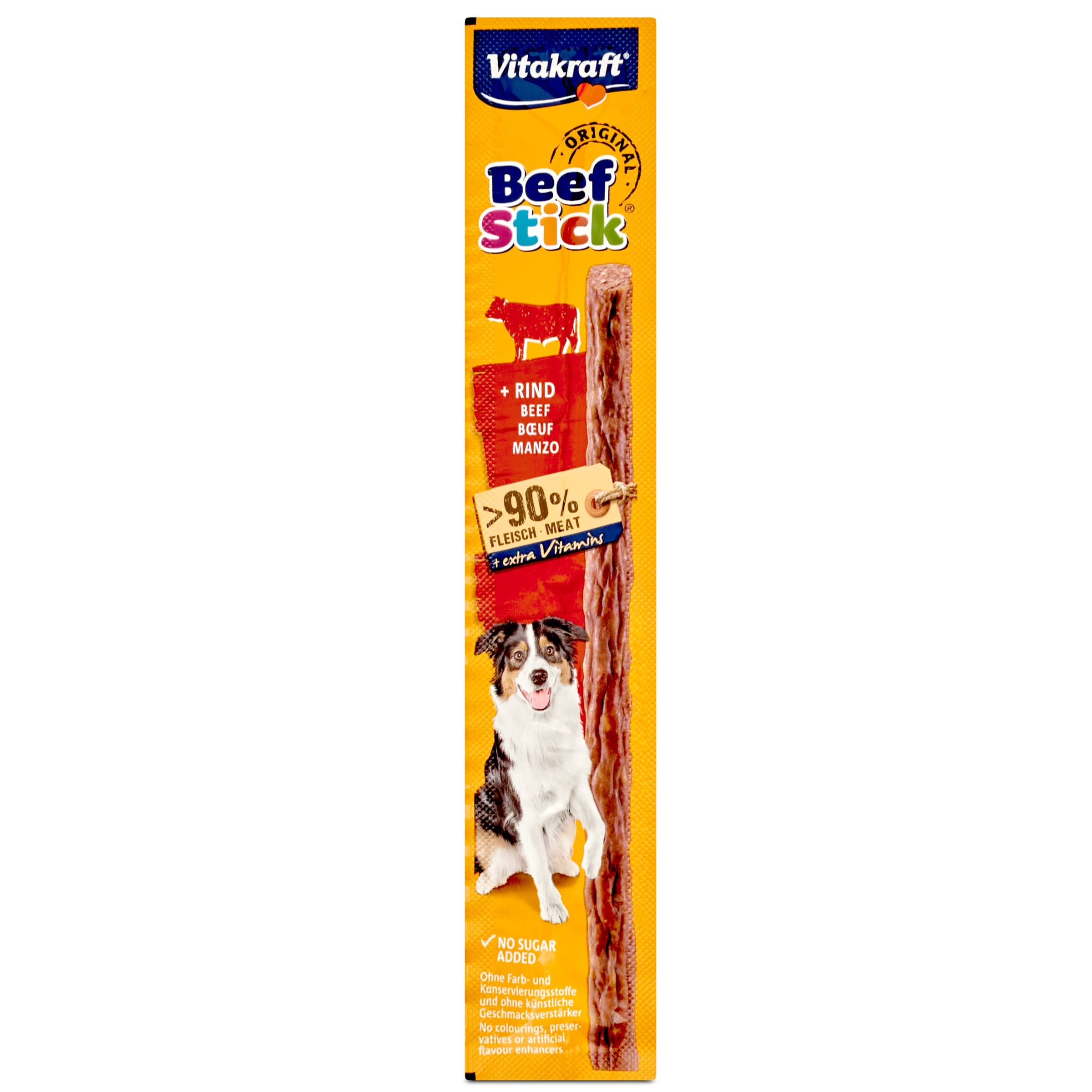 Snack para perros con buey Vitakraft 12 g